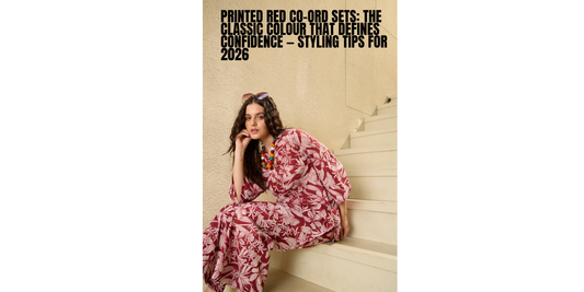 Printed Red Co-Ord Sets: The Classic Colour That Defines Confidence — Styling Tips for 2026