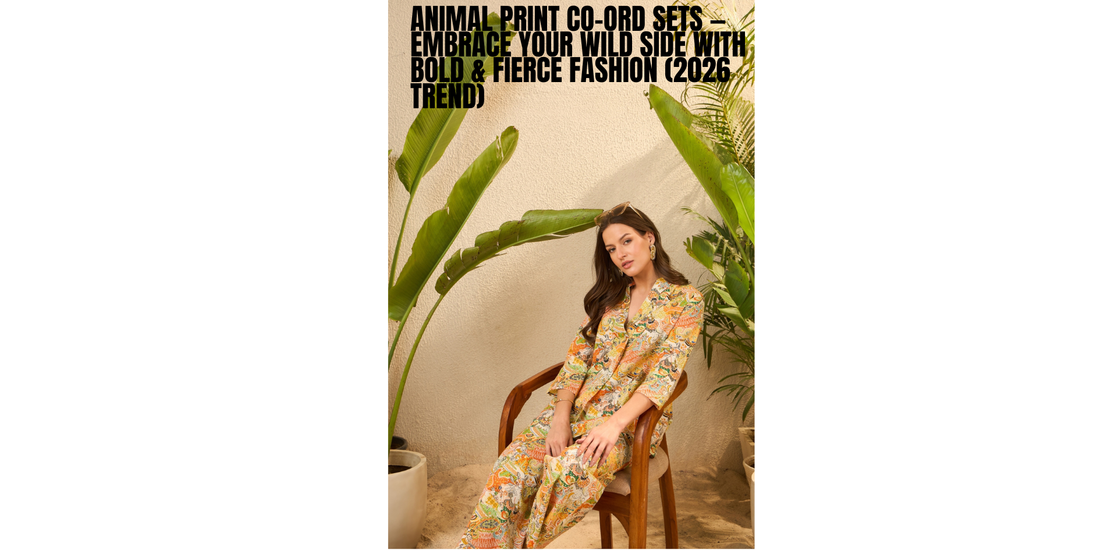Animal Print Co-Ord Sets — Embrace Your Wild Side with Bold & Fierce Fashion (2026 Trend)