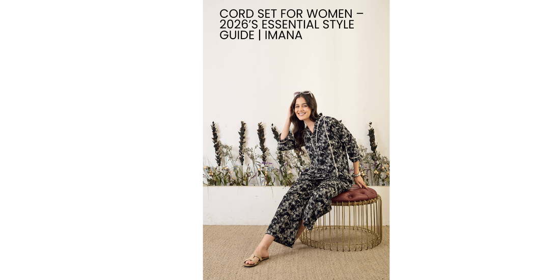 Cord Set for Women – Why It’s 2026’s Most Versatile Fashion Trend | IMANA