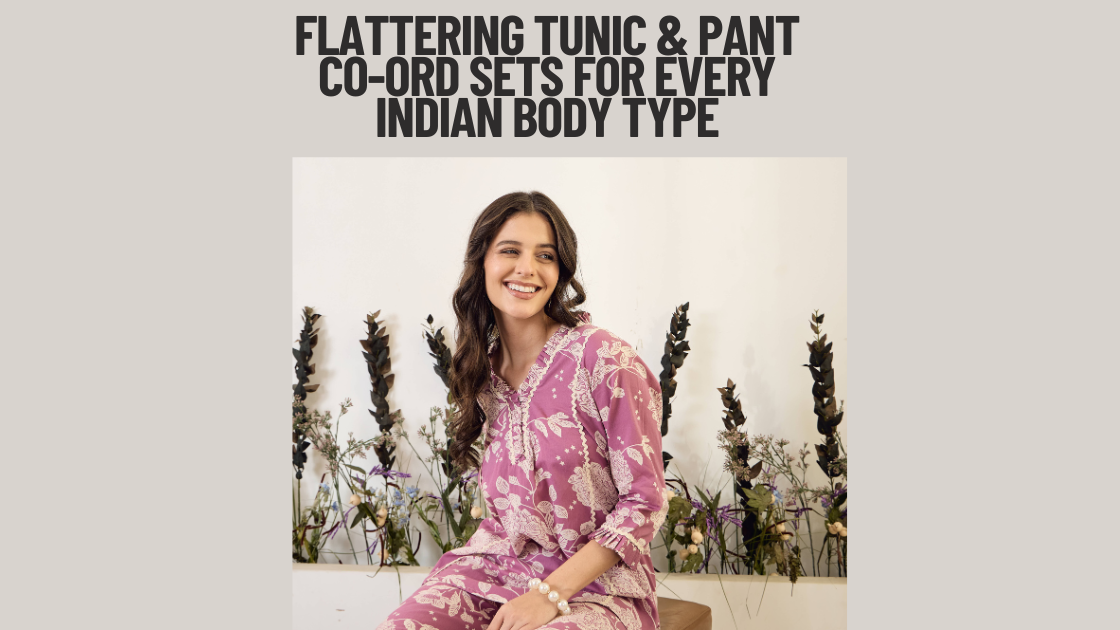 Flattering Tunic & Pant Co-Ord Sets for Every Indian Body Type