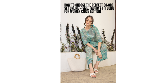How to Choose the Perfect Co-Ord Set Online — Size, Fabric & Fit Guide for Women (2026 Edition)