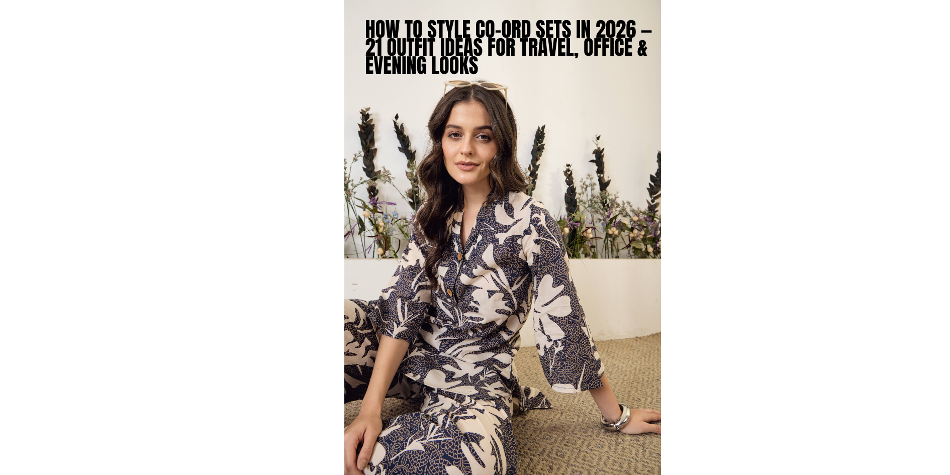 How to Style Co-Ord Sets in 2026: 21 Outfits for Office, Travel, Brunch & Evening Looks