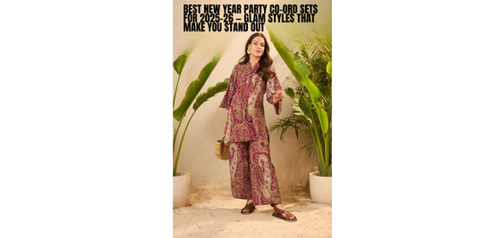Best New Year Party Co-Ord Sets for 2025–26 — Glam Styles That Make You Stand Out