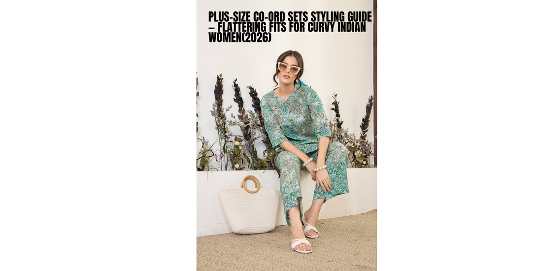 Plus-Size Co-Ord Sets Styling Guide — Flattering Fits for Curvy Indian Women(2026)