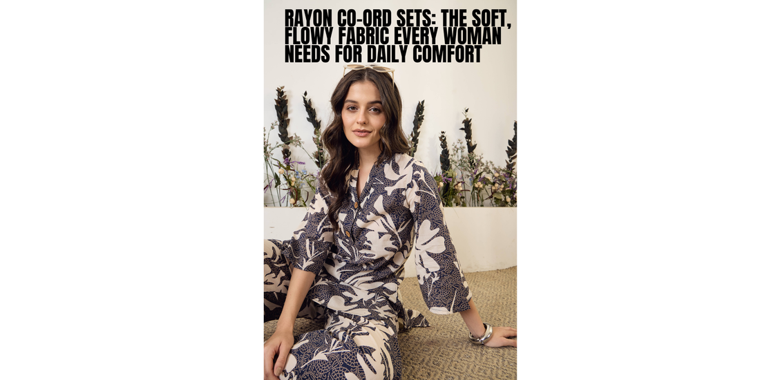 Rayon Co-Ord Sets: The Soft, Flowy Fabric Every Woman Needs for Daily Comfort