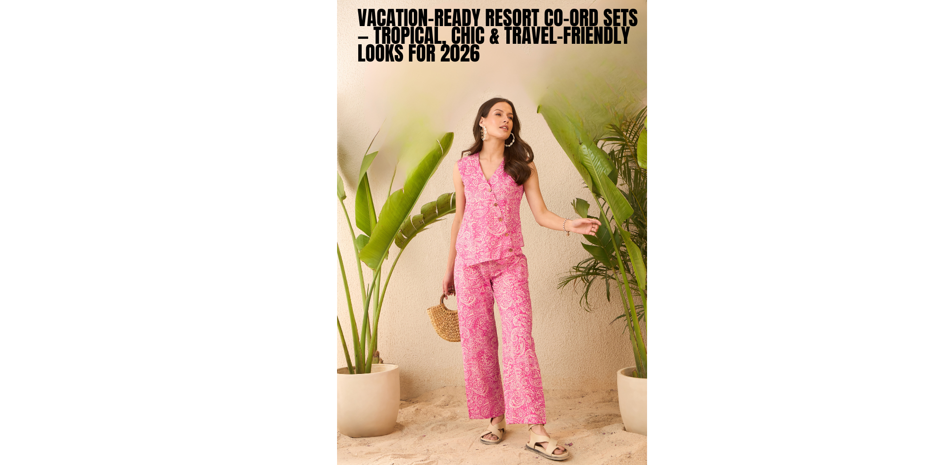 Vacation-Ready Resort Co-Ord Sets — Tropical, Chic & Travel-Friendly Looks for 2026