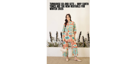 Turquoise Co-Ord Sets — Why Earth Tones Are the New Neutrals for Winter 2025