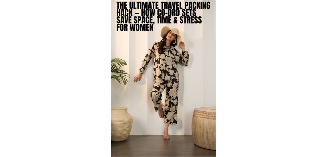The Ultimate Travel Packing Hack — How Co-Ord Sets Save Space, Time &amp; Stress for Women | IMANA