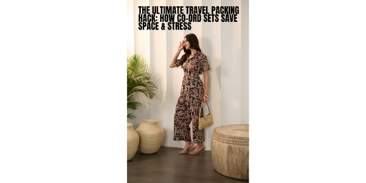 ✈️ The Ultimate Travel Packing Hack: How Co-Ord Sets Save Space & Stress