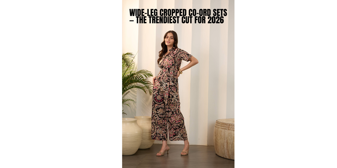 ✂️ Wide-Leg Cropped Co-Ord Sets — The Trendiest Silhouette for 2026 (Comfort + Style + Height Illusion)