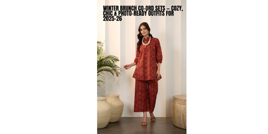Winter Brunch Co-Ord Sets — Cozy, Chic & Photo-Ready Outfits for 2025–26