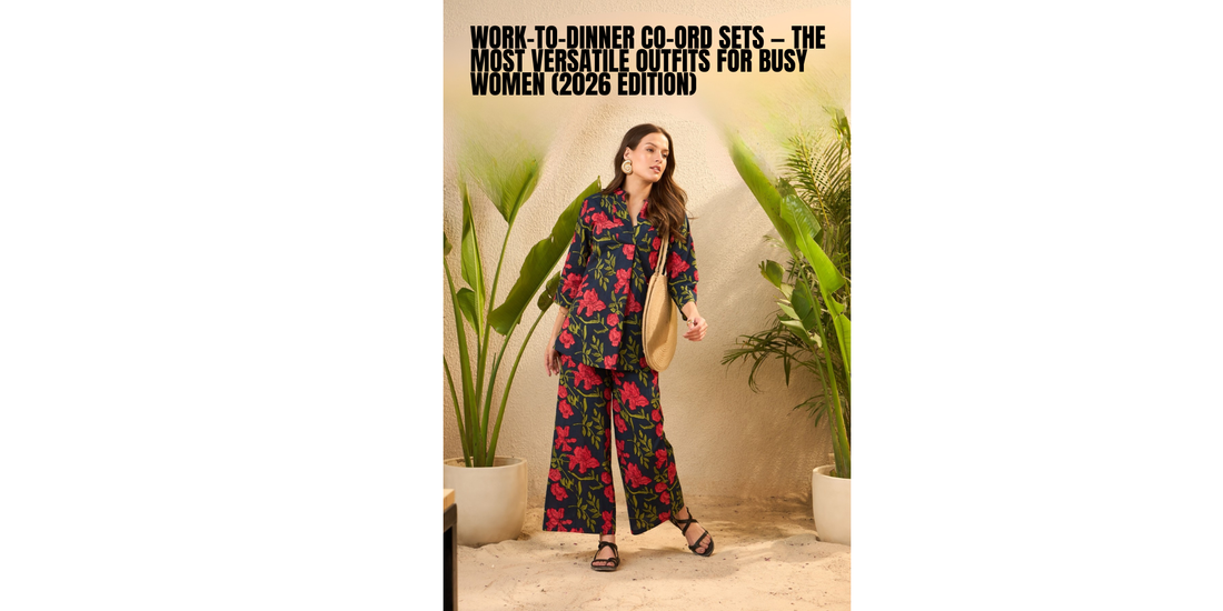 Work-to-Dinner Co-Ord Sets — The Most Versatile Outfits for Busy Women (2026 Edition)
