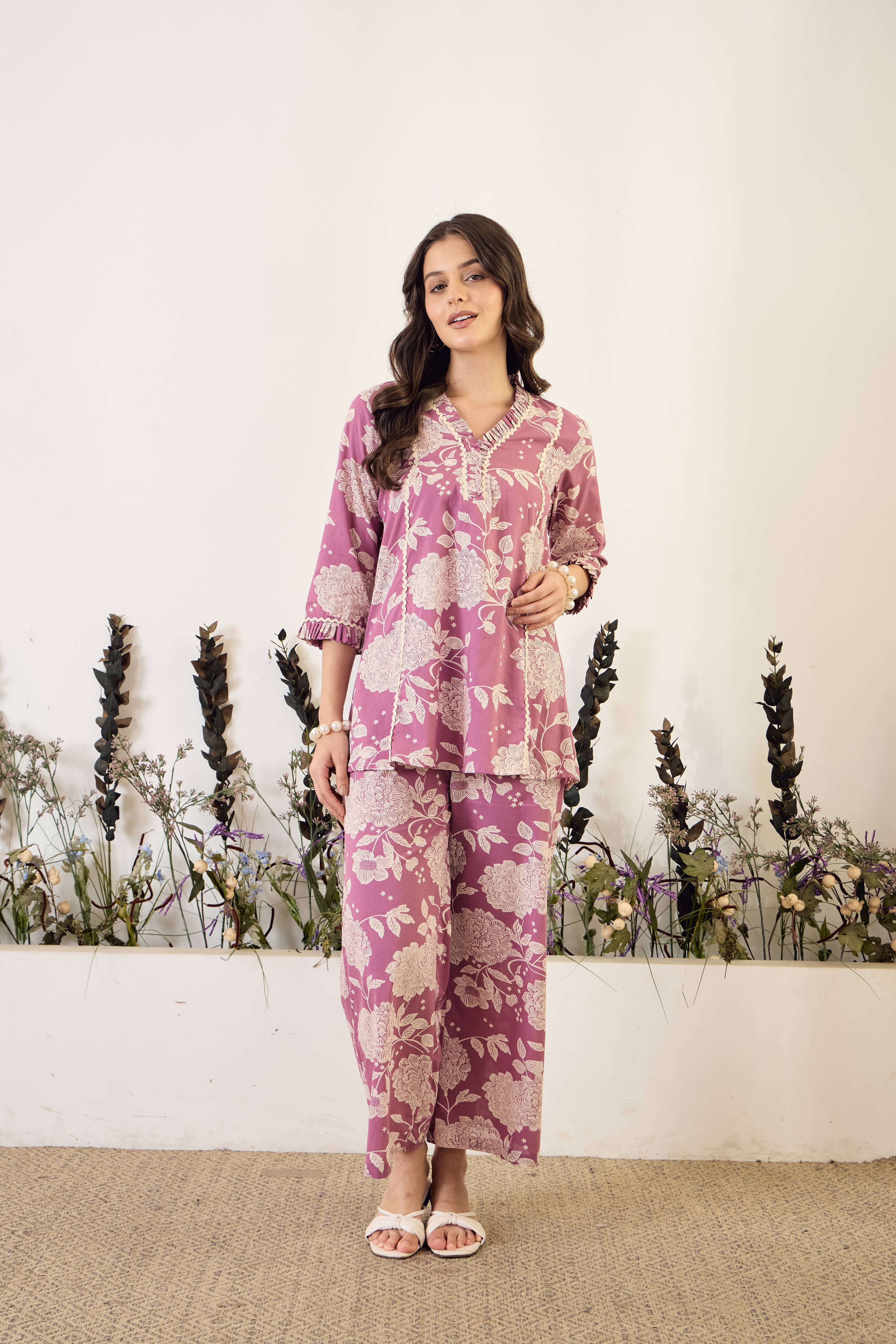 IMANA Women Cotton Printed Co-Ord Set