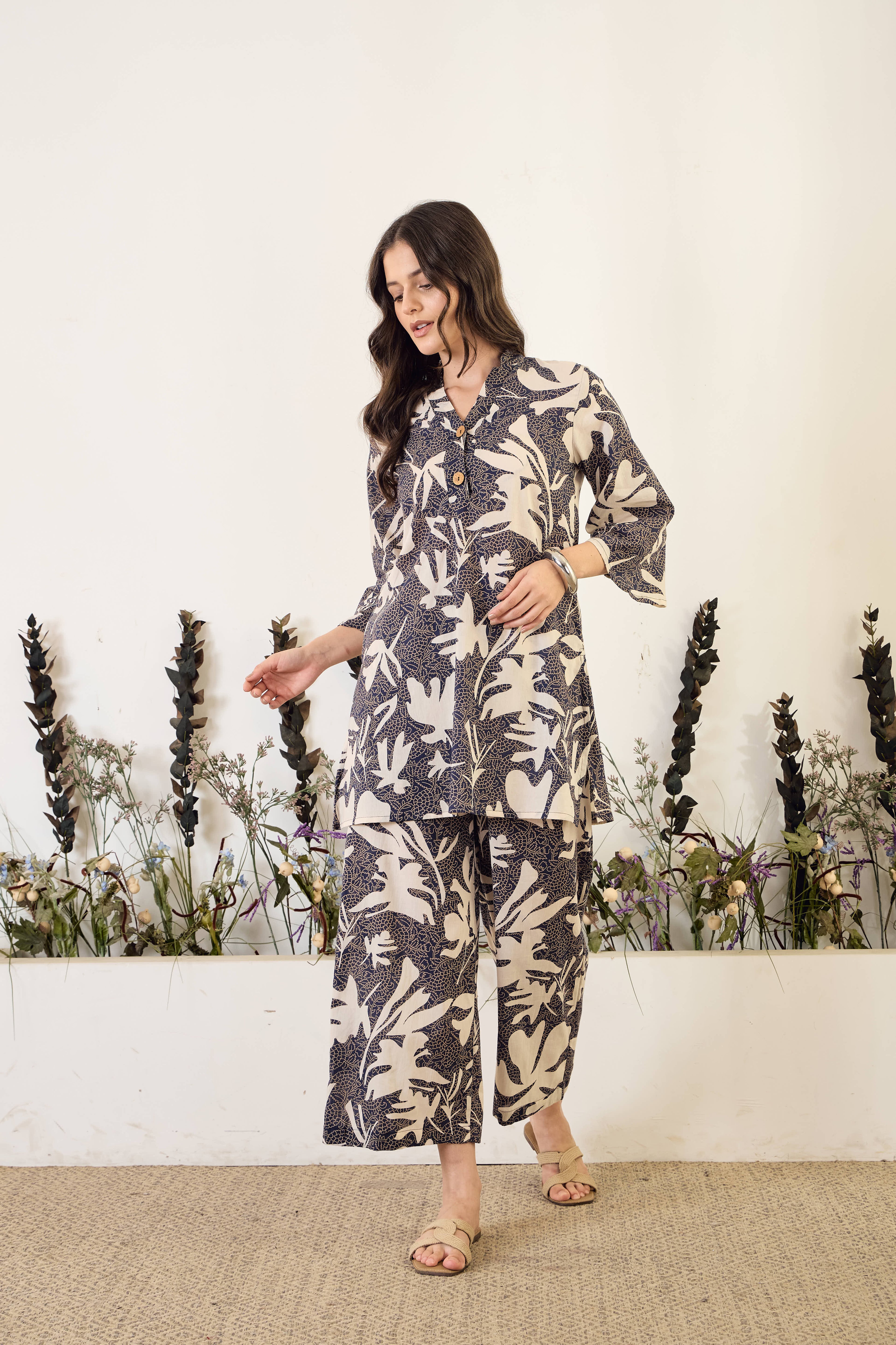 IMANA Women Cotton Printed Co-Ord Set