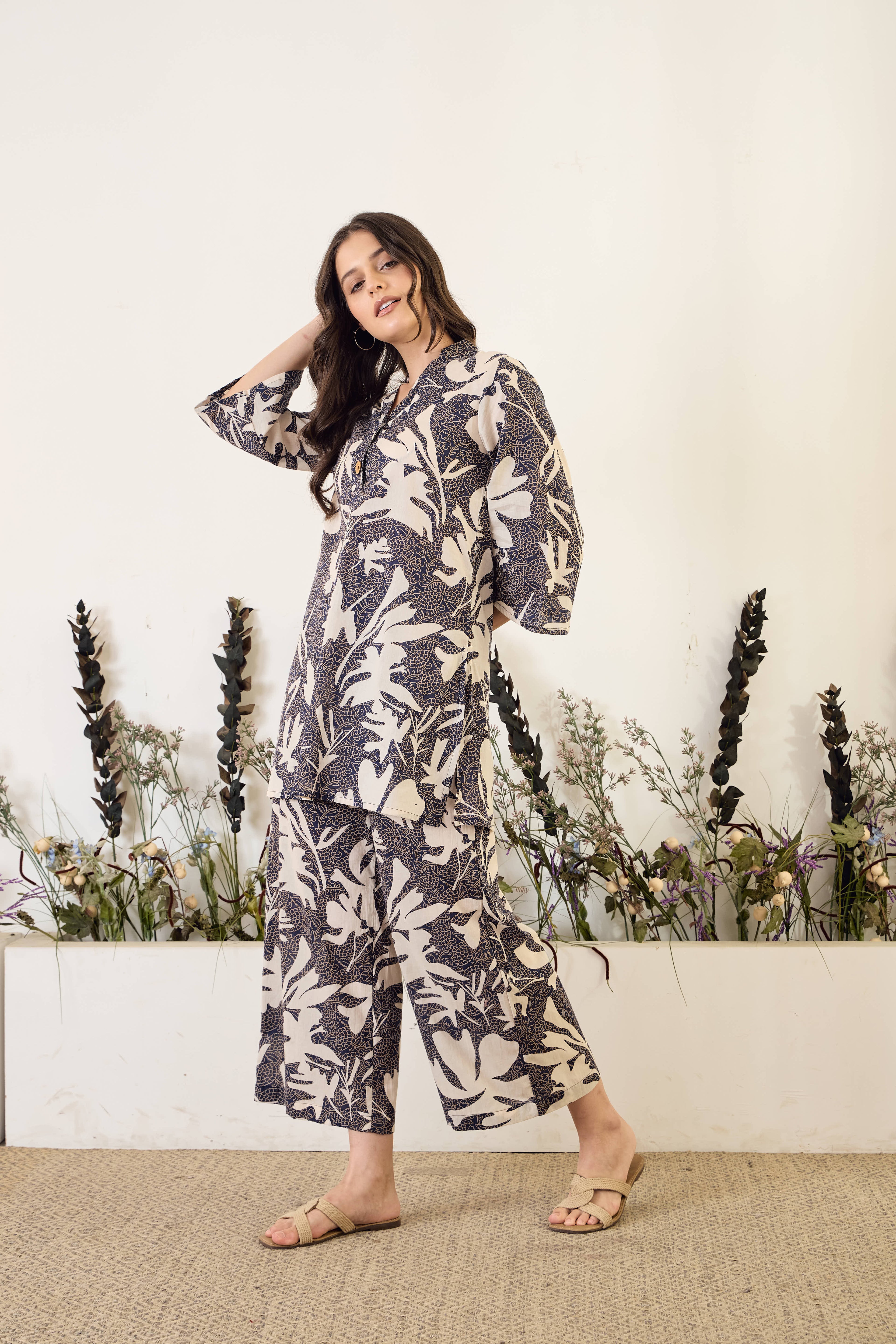 IMANA Women Cotton Printed Co-Ord Set