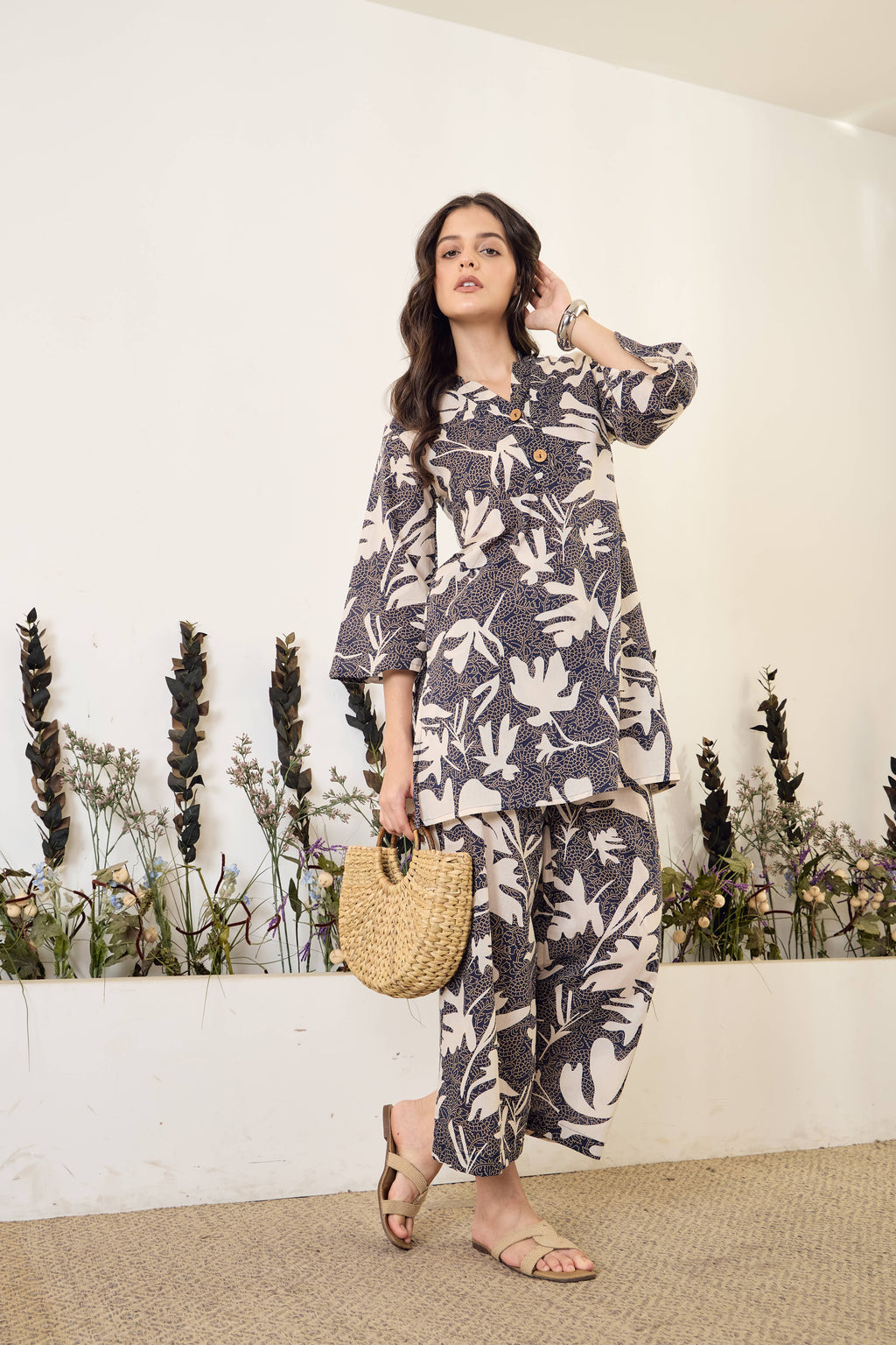 IMANA Women Cotton Printed Co-Ord Set