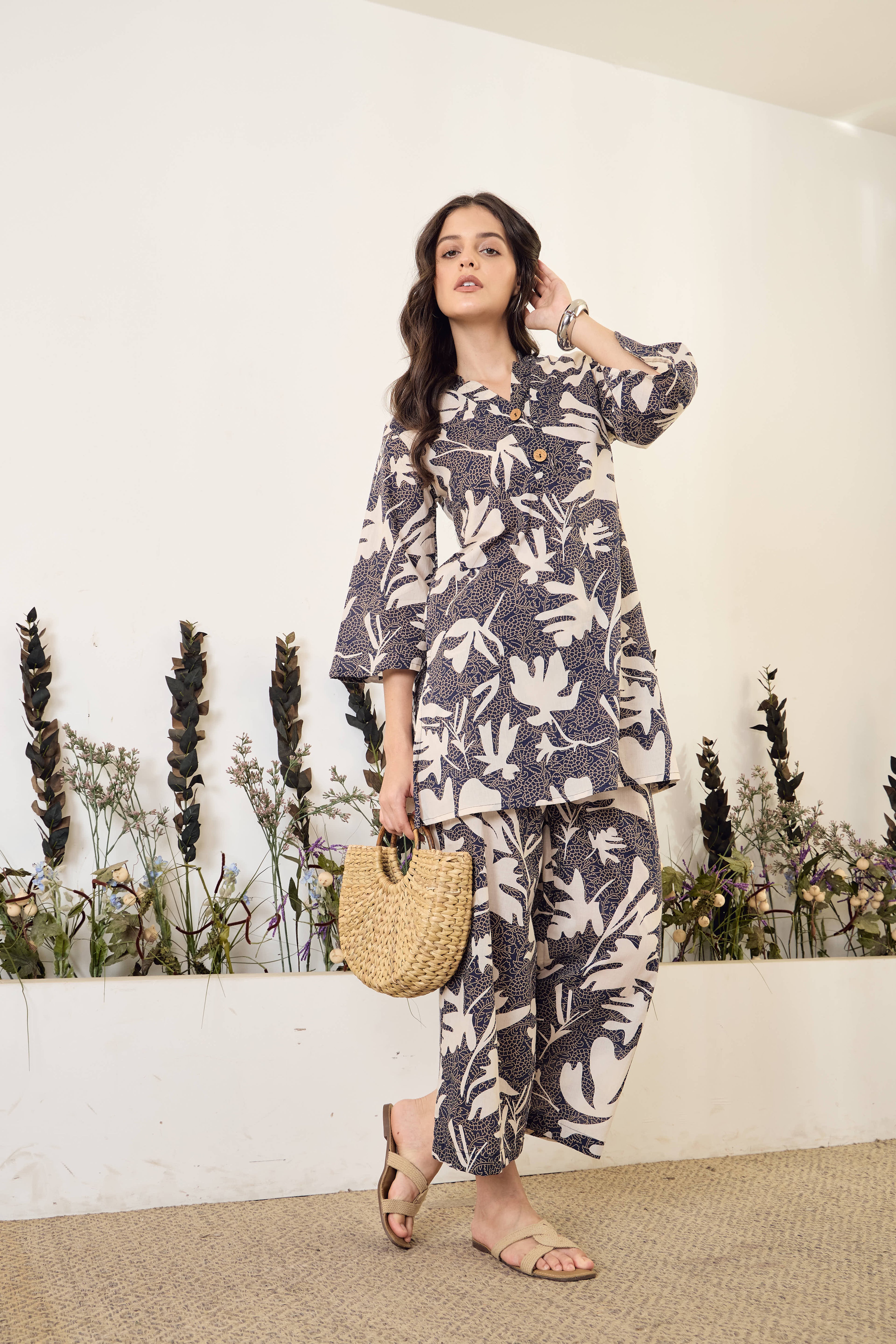 IMANA Women Cotton Printed Co-Ord Set