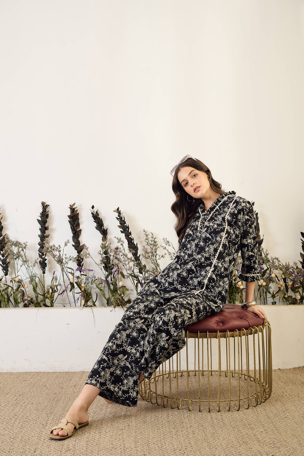 IMANA Women Cotton Printed Co-Ord Set