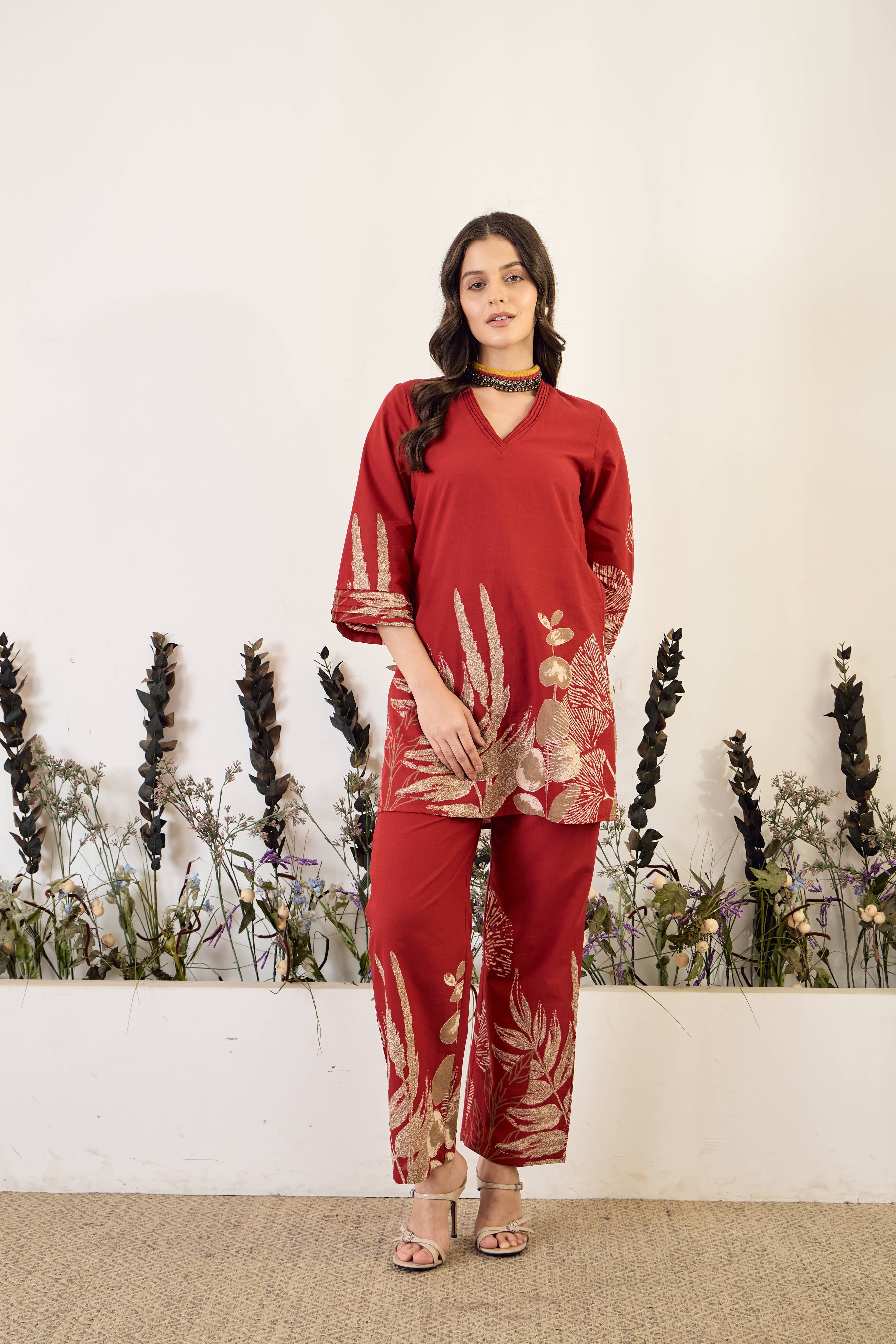 IMANA Women Cotton Printed Co-Ord Set