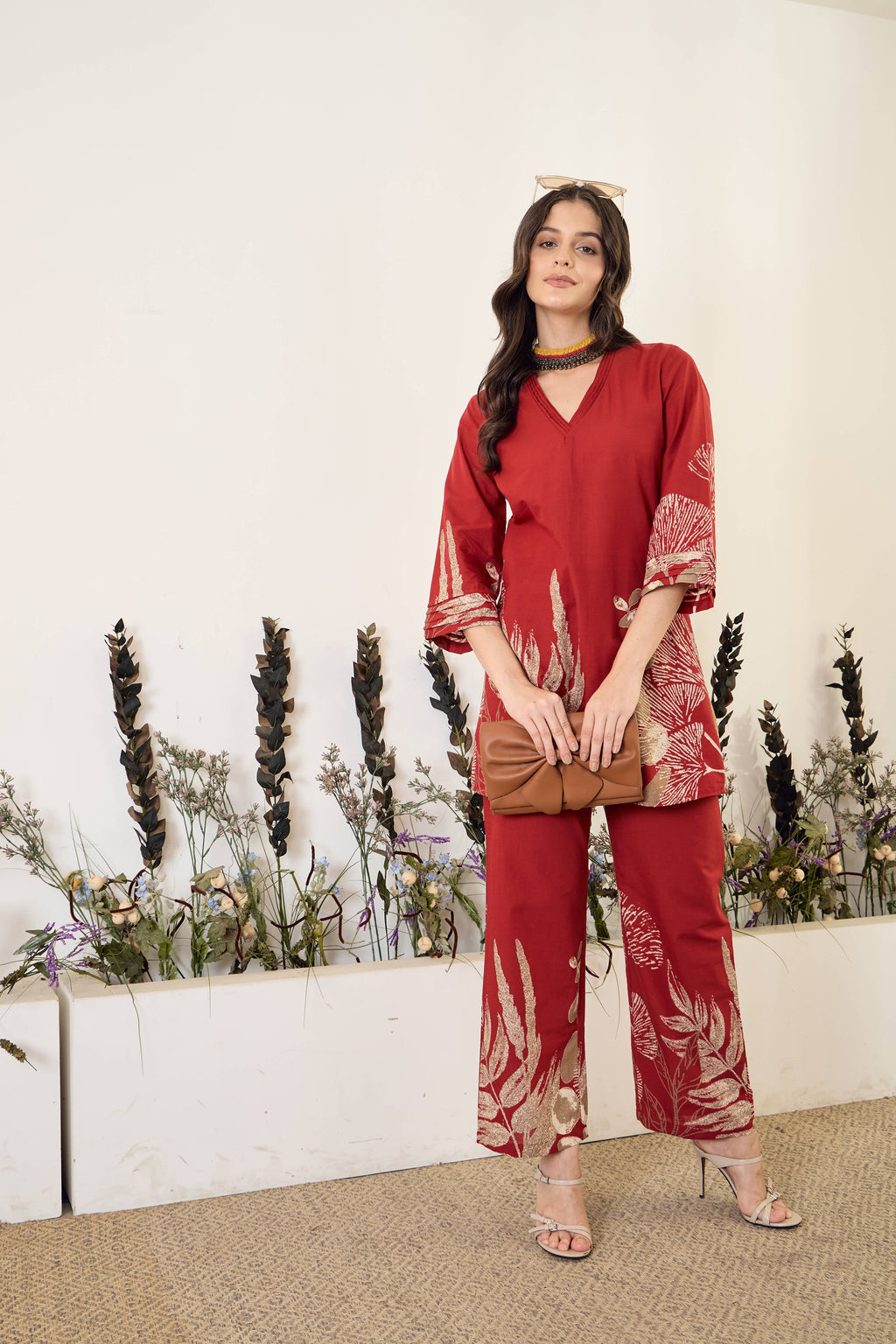 IMANA Women Cotton Printed Co-Ord Set