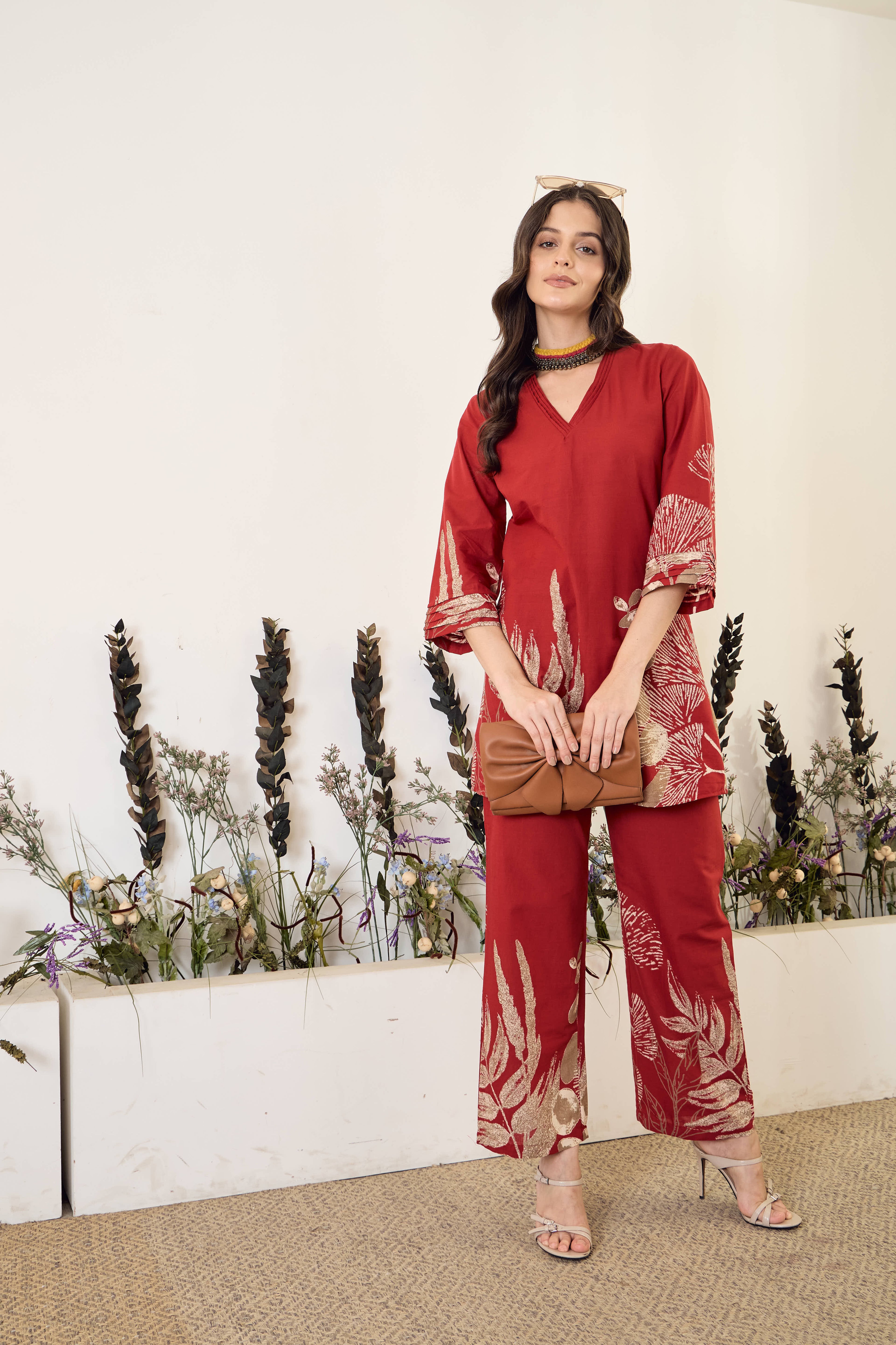 IMANA Women Cotton Printed Co-Ord Set
