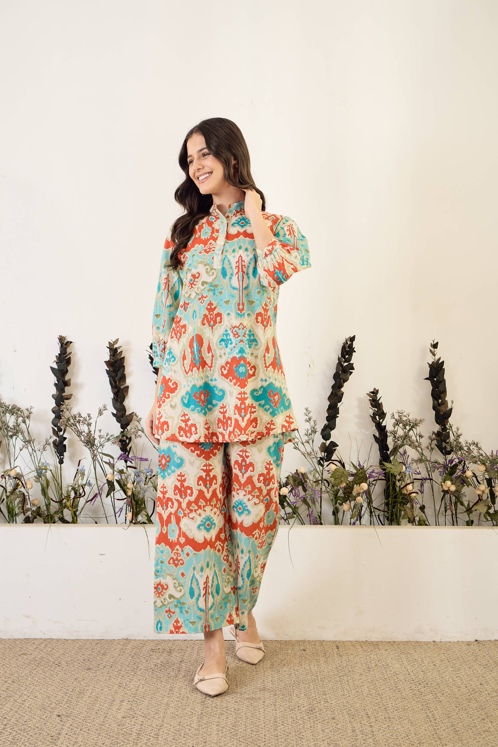 IMANA Women Cotton Printed Co-Ord Set
