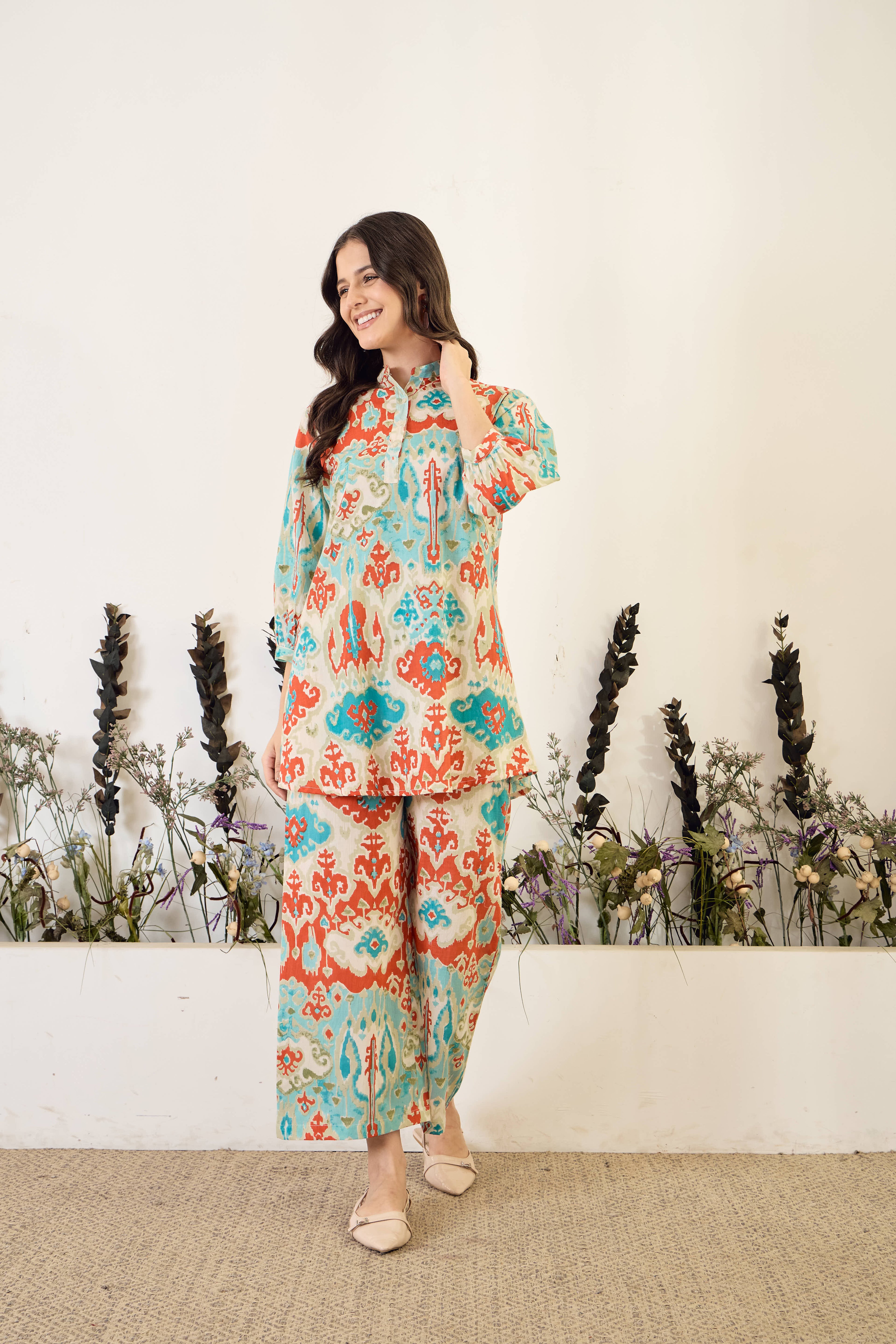IMANA Women Cotton Printed Co-Ord Set