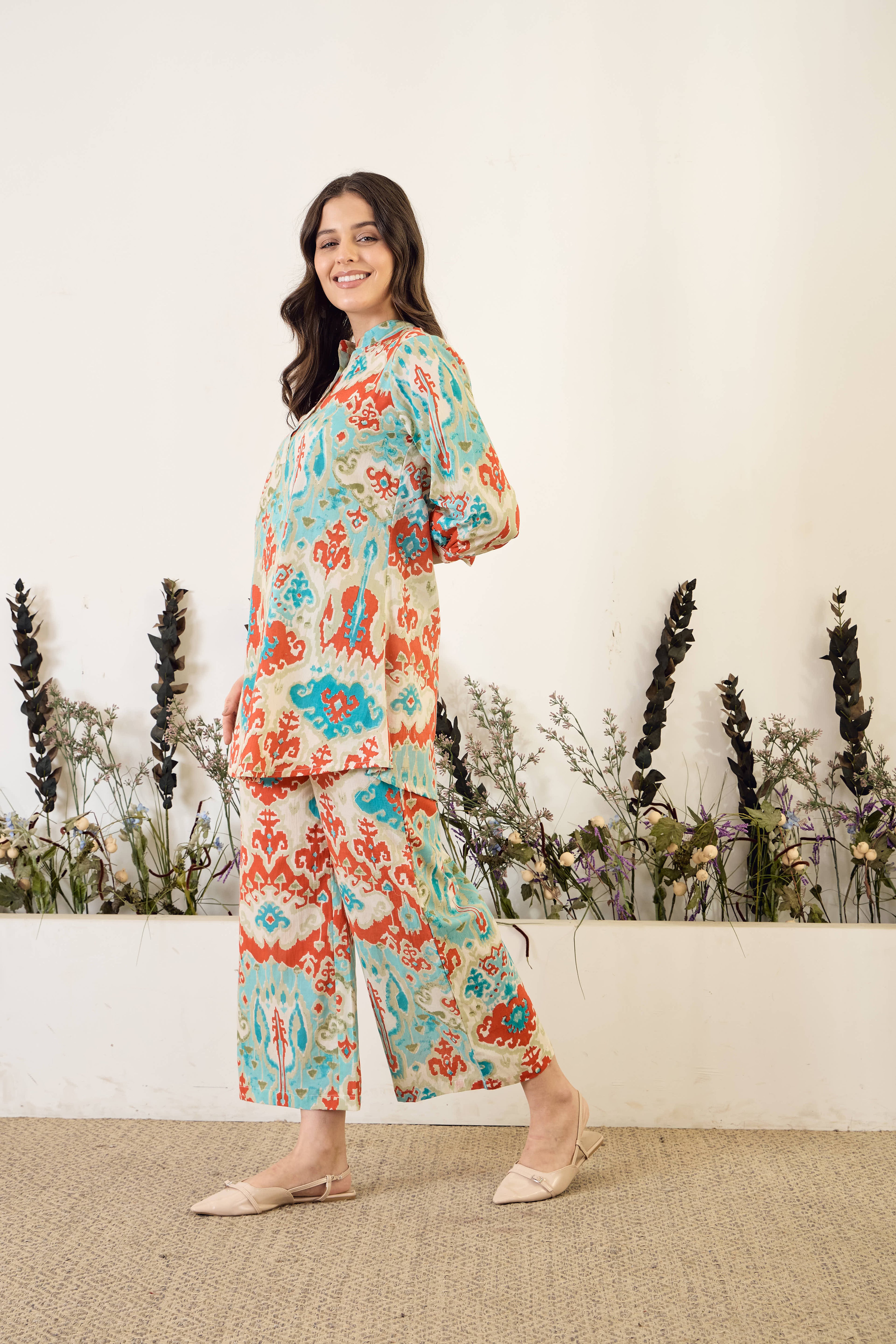 IMANA Women Cotton Printed Co-Ord Set