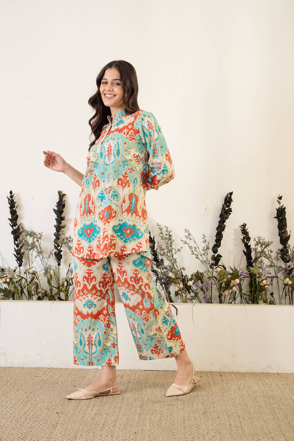 IMANA Women Cotton Printed Co-Ord Set