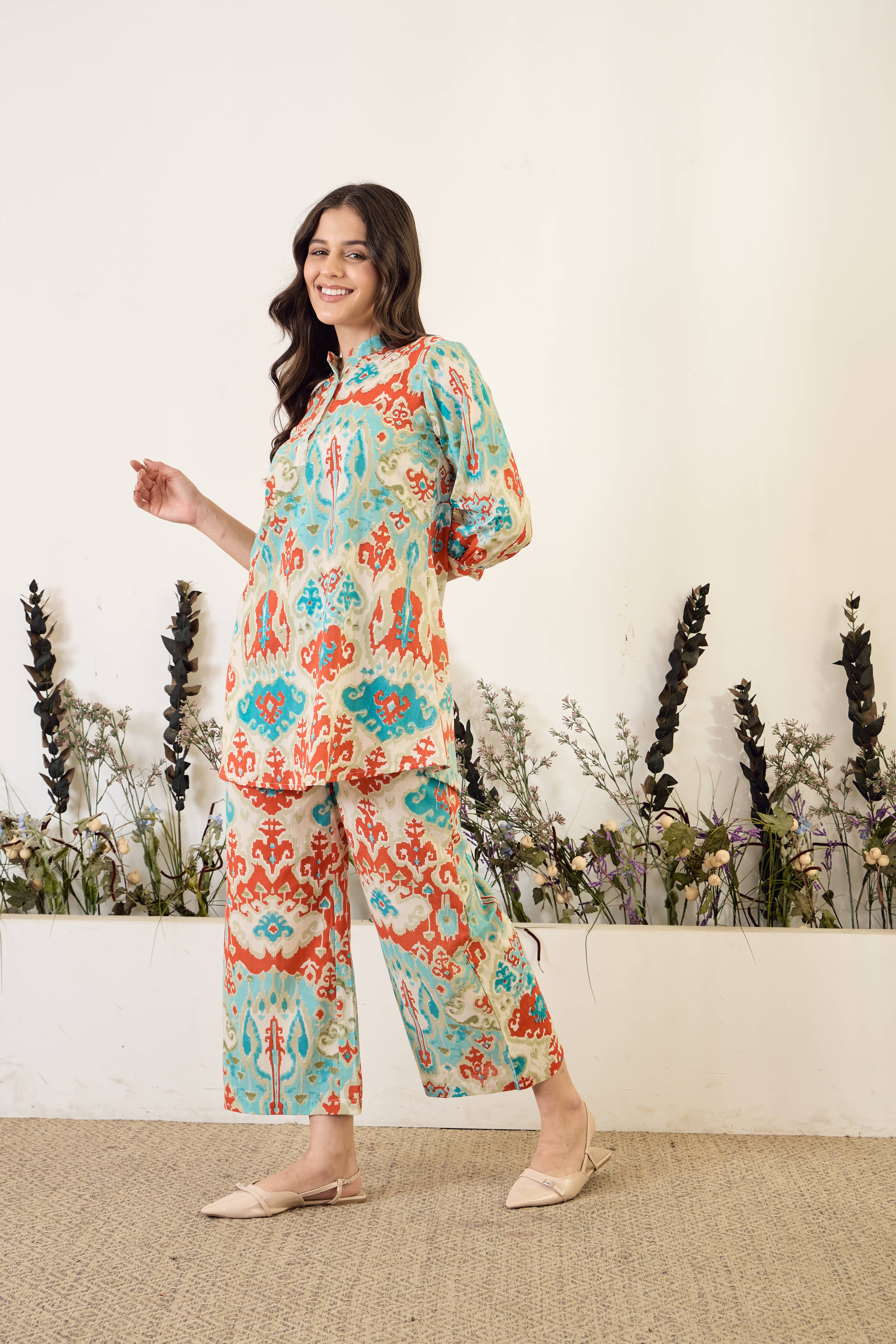 IMANA Women Cotton Printed Co-Ord Set
