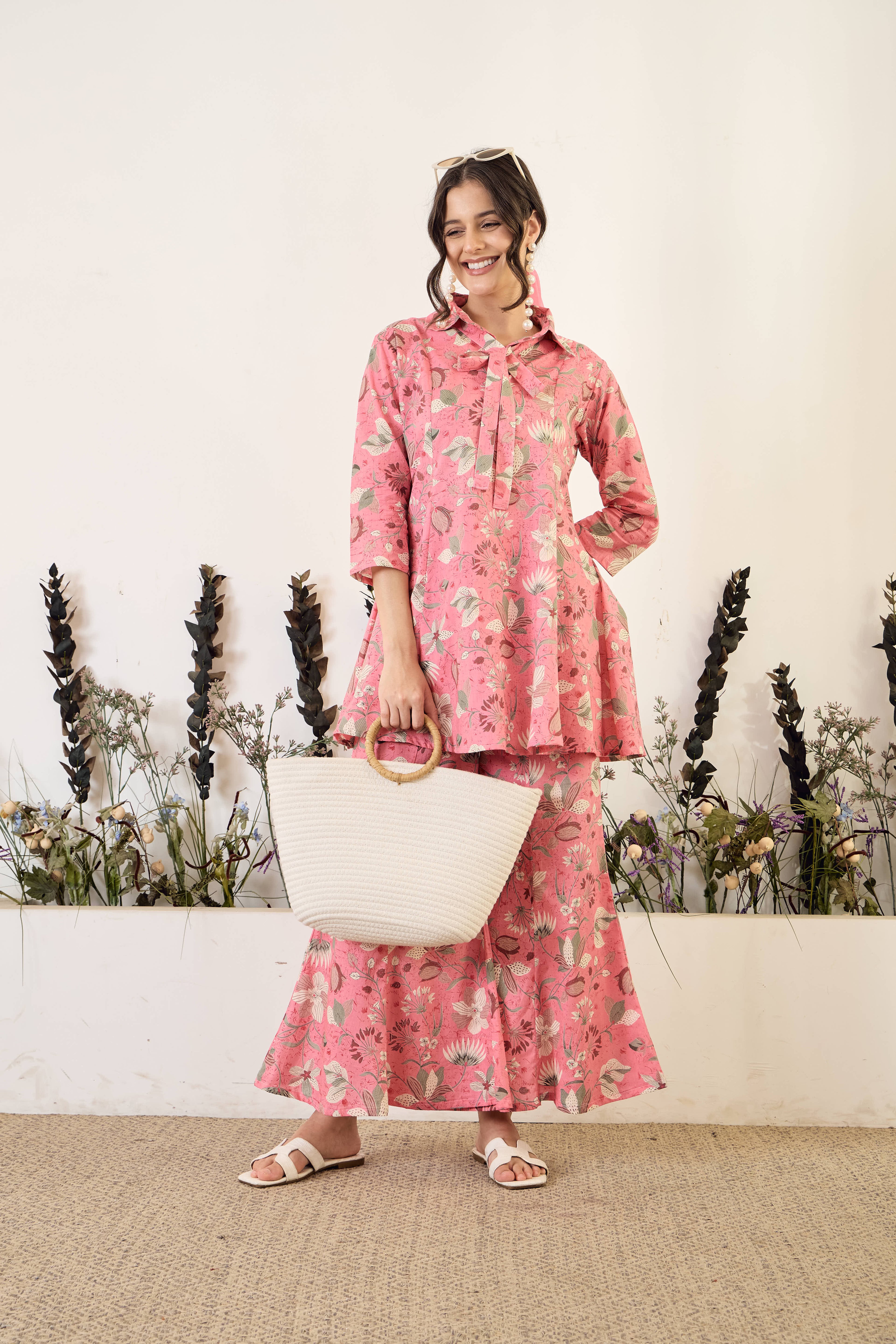 IMANA Women Cotton Printed Co-Ord Set