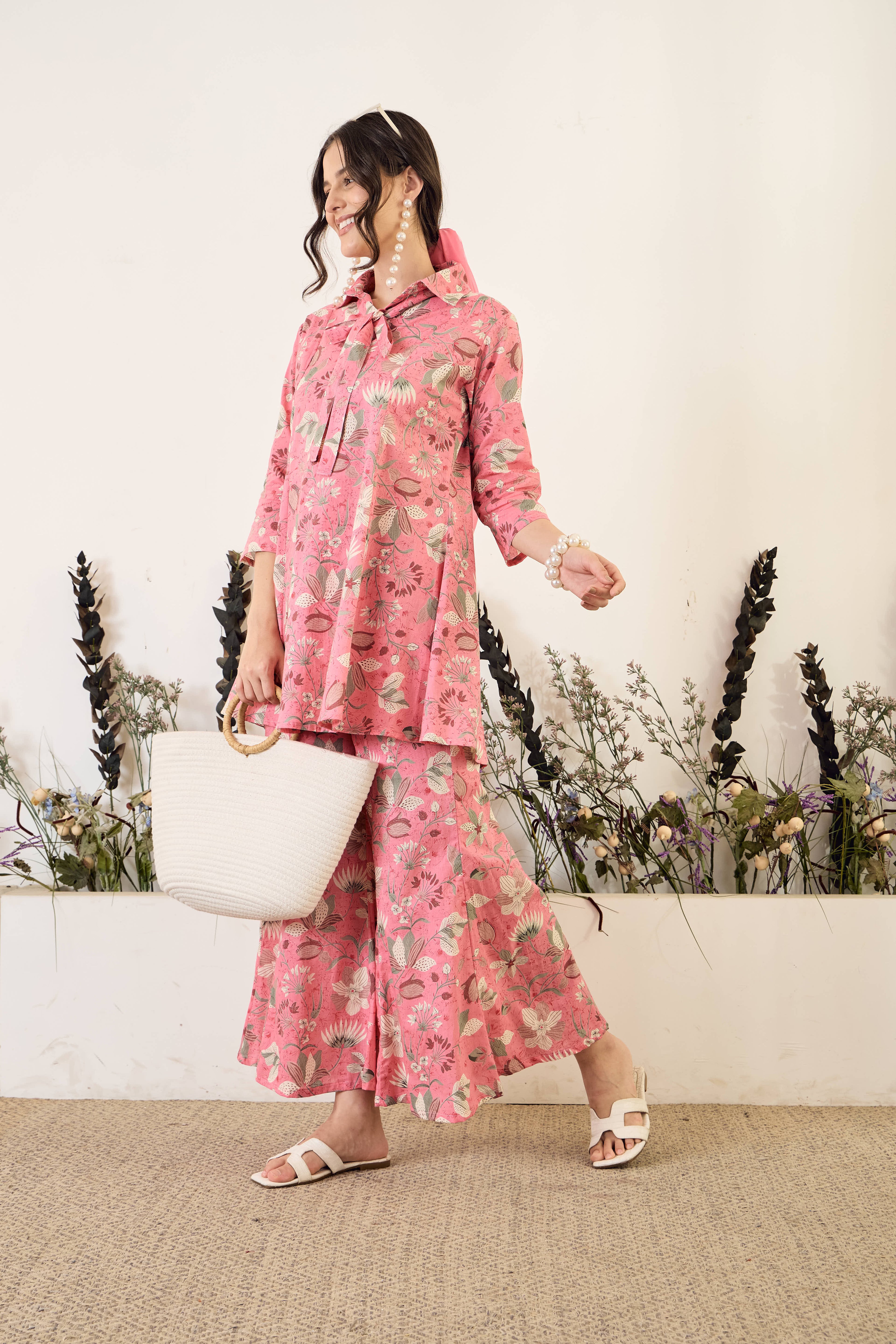 IMANA Women Cotton Printed Co-Ord Set