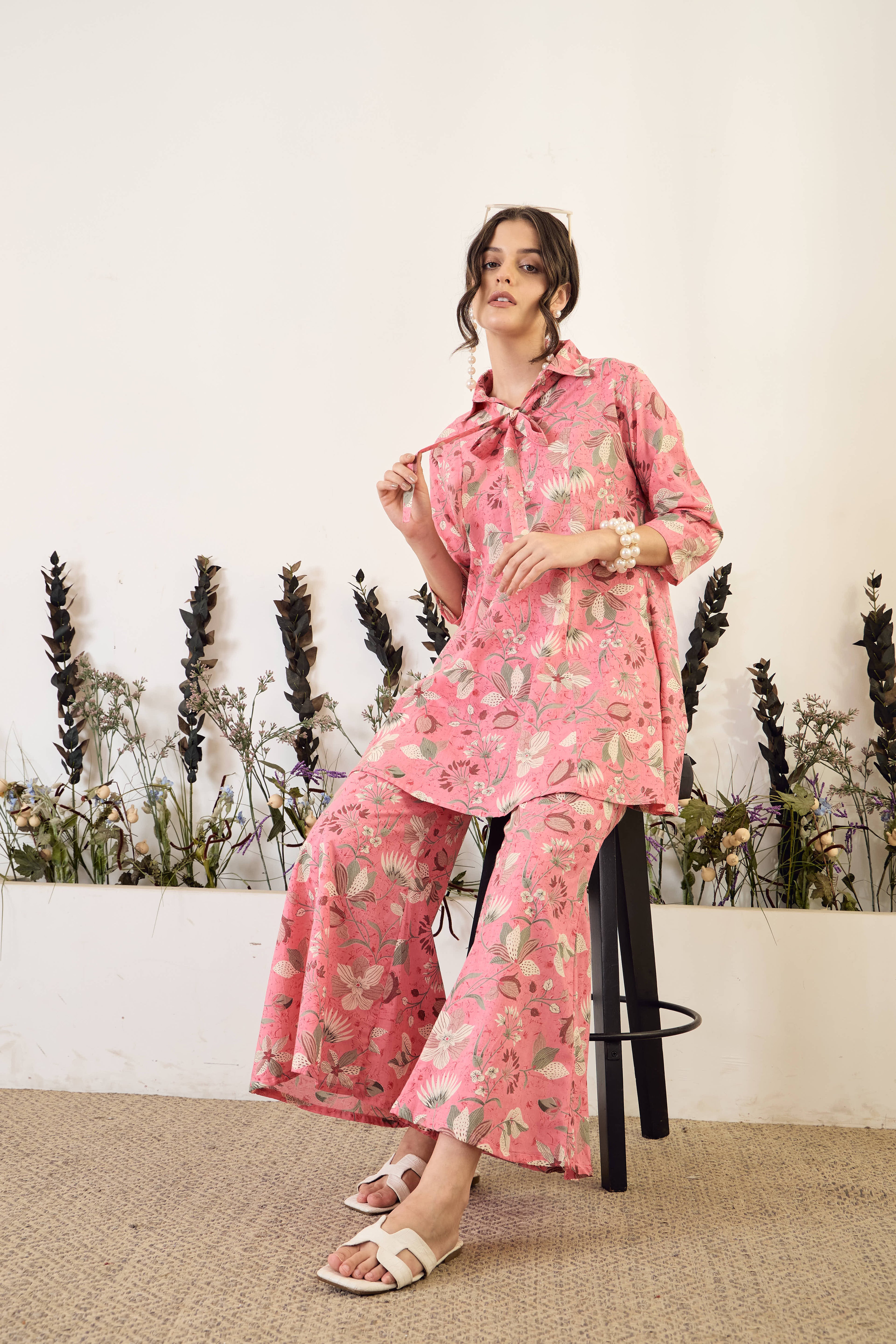 IMANA Women Cotton Printed Co-Ord Set