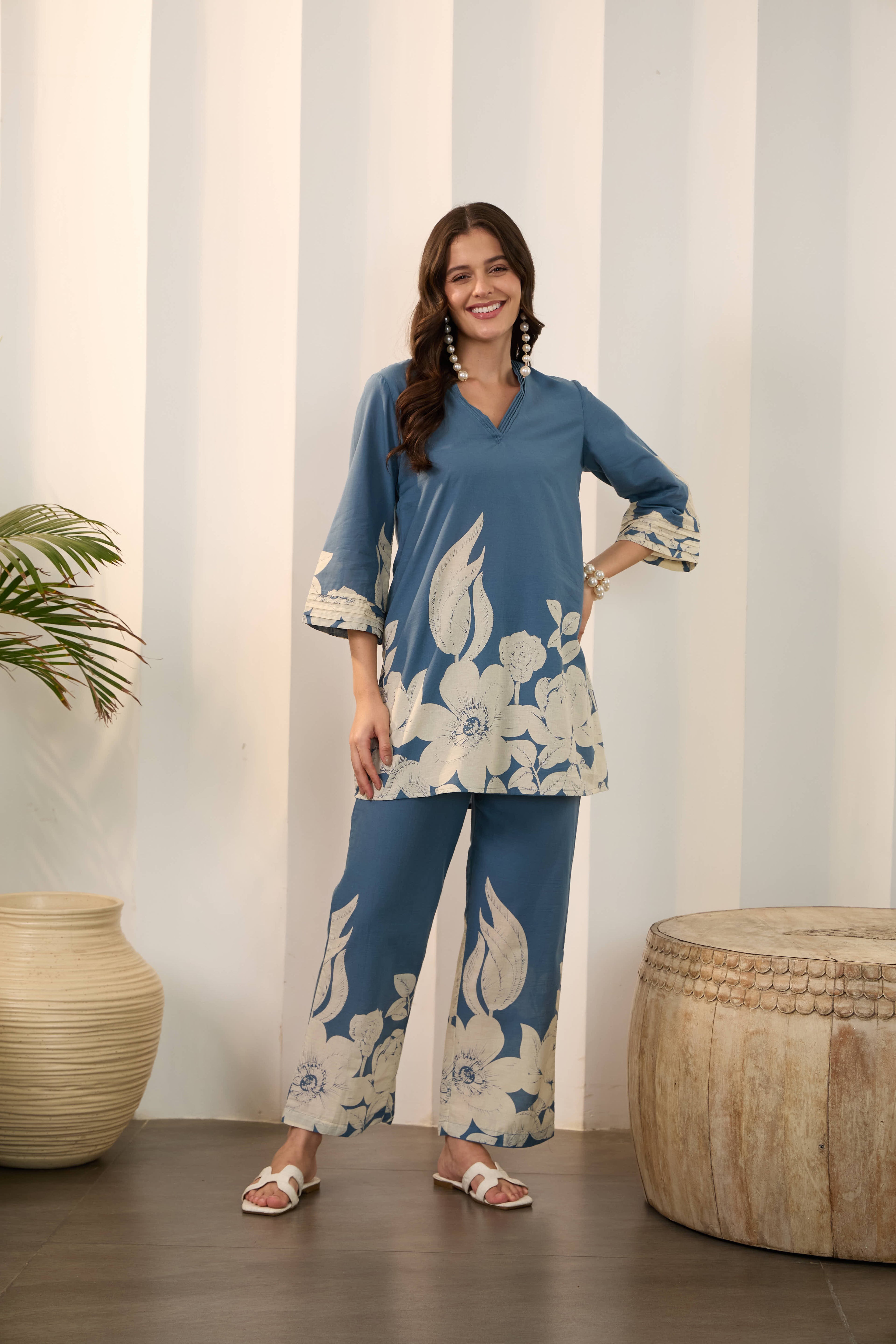 IMANA Women Cotton Printed Co-Ord Set