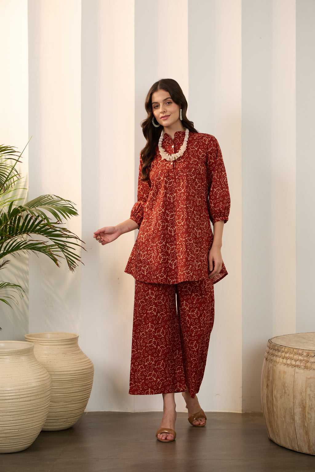 IMANA Women Cotton Printed Co-Ord Set