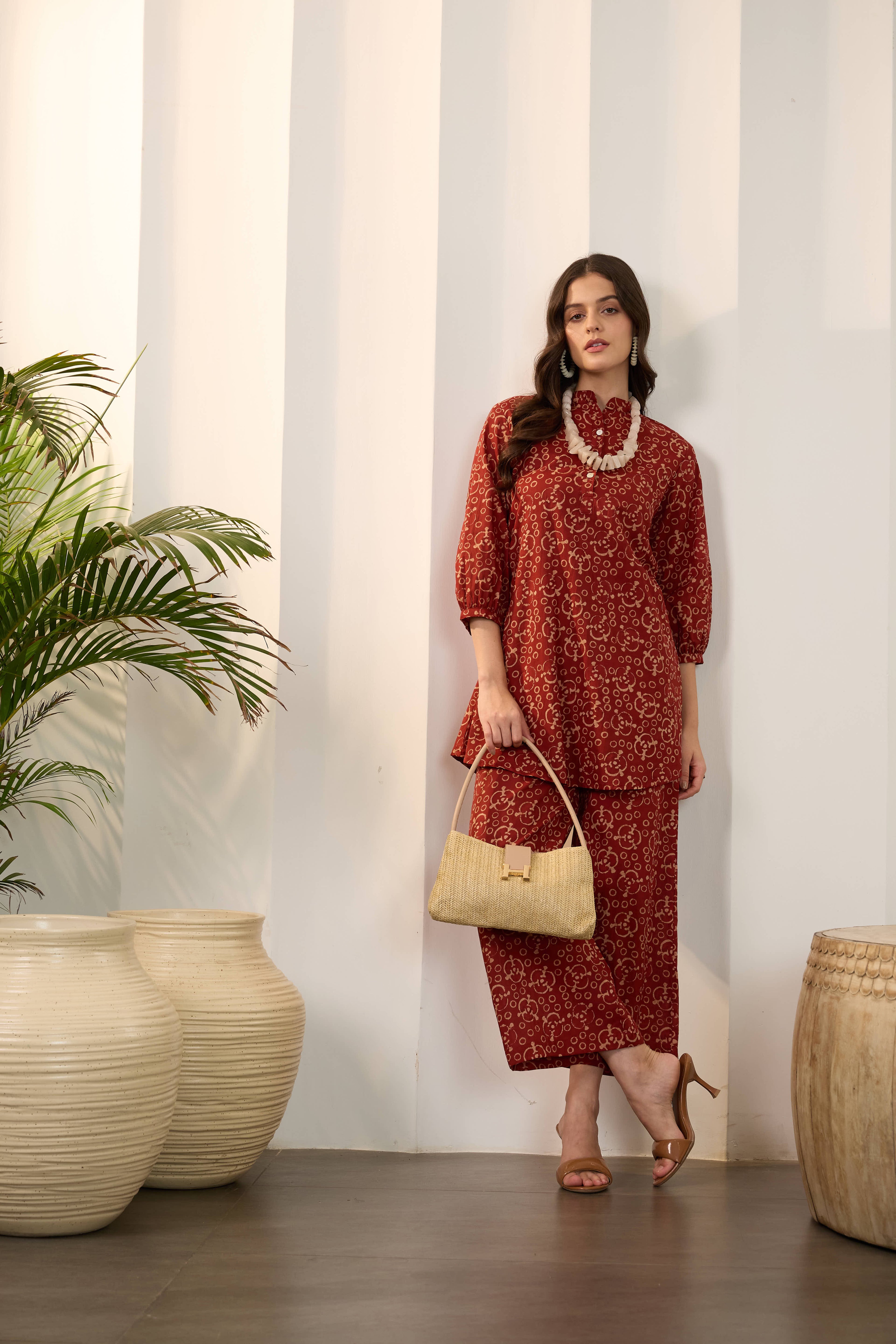 IMANA Women Cotton Printed Co-Ord Set