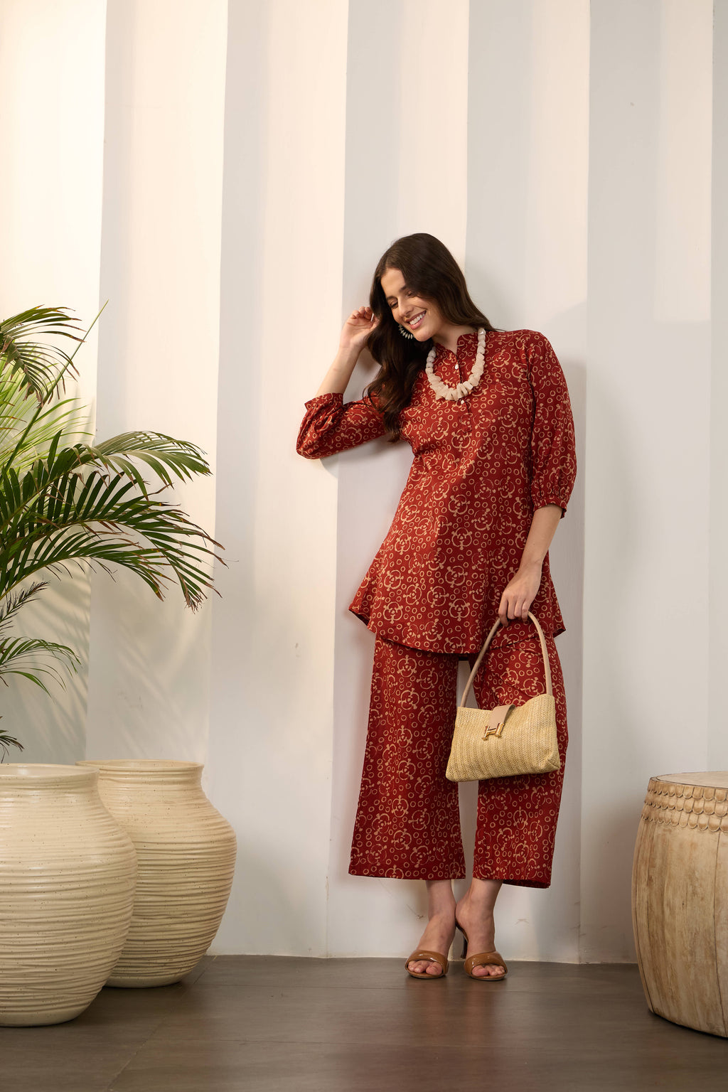 IMANA Women Cotton Printed Co-Ord Set