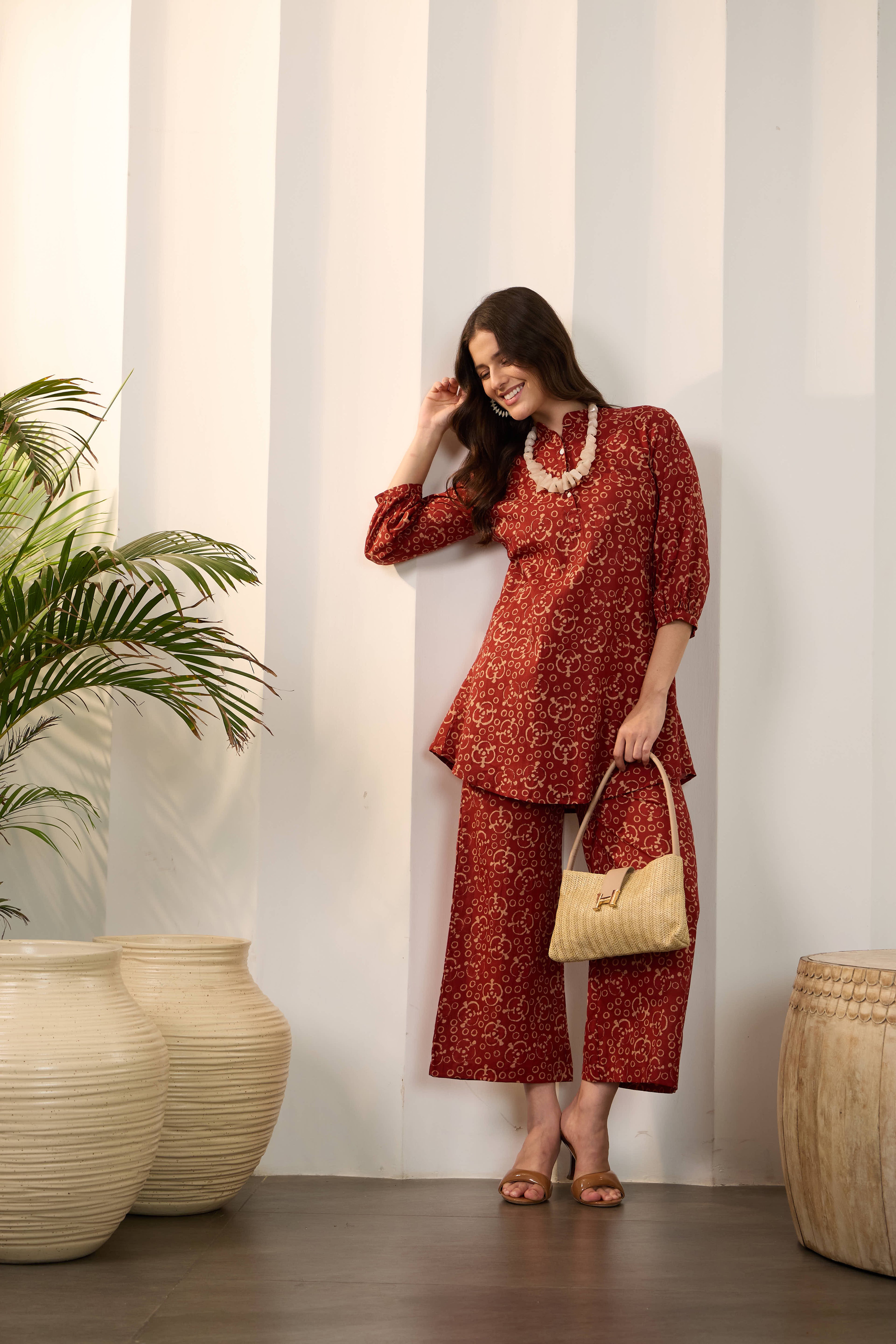 IMANA Women Cotton Printed Co-Ord Set