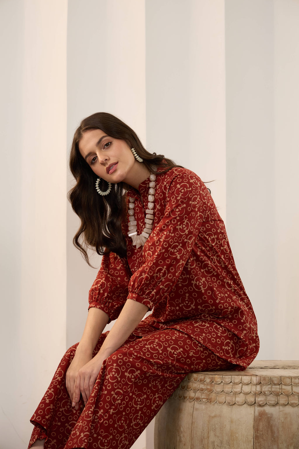 IMANA Women Cotton Printed Co-Ord Set