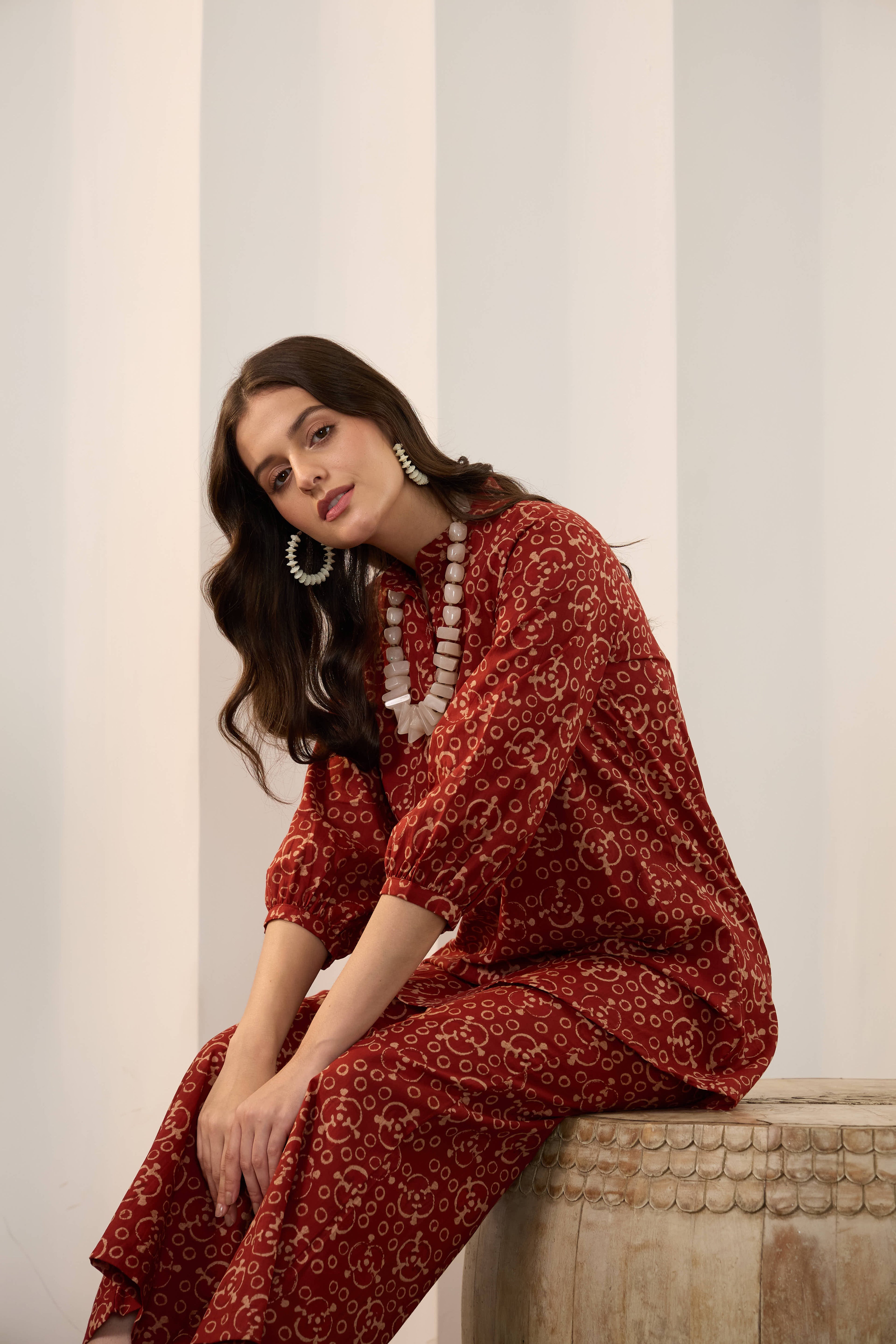 IMANA Women Cotton Printed Co-Ord Set