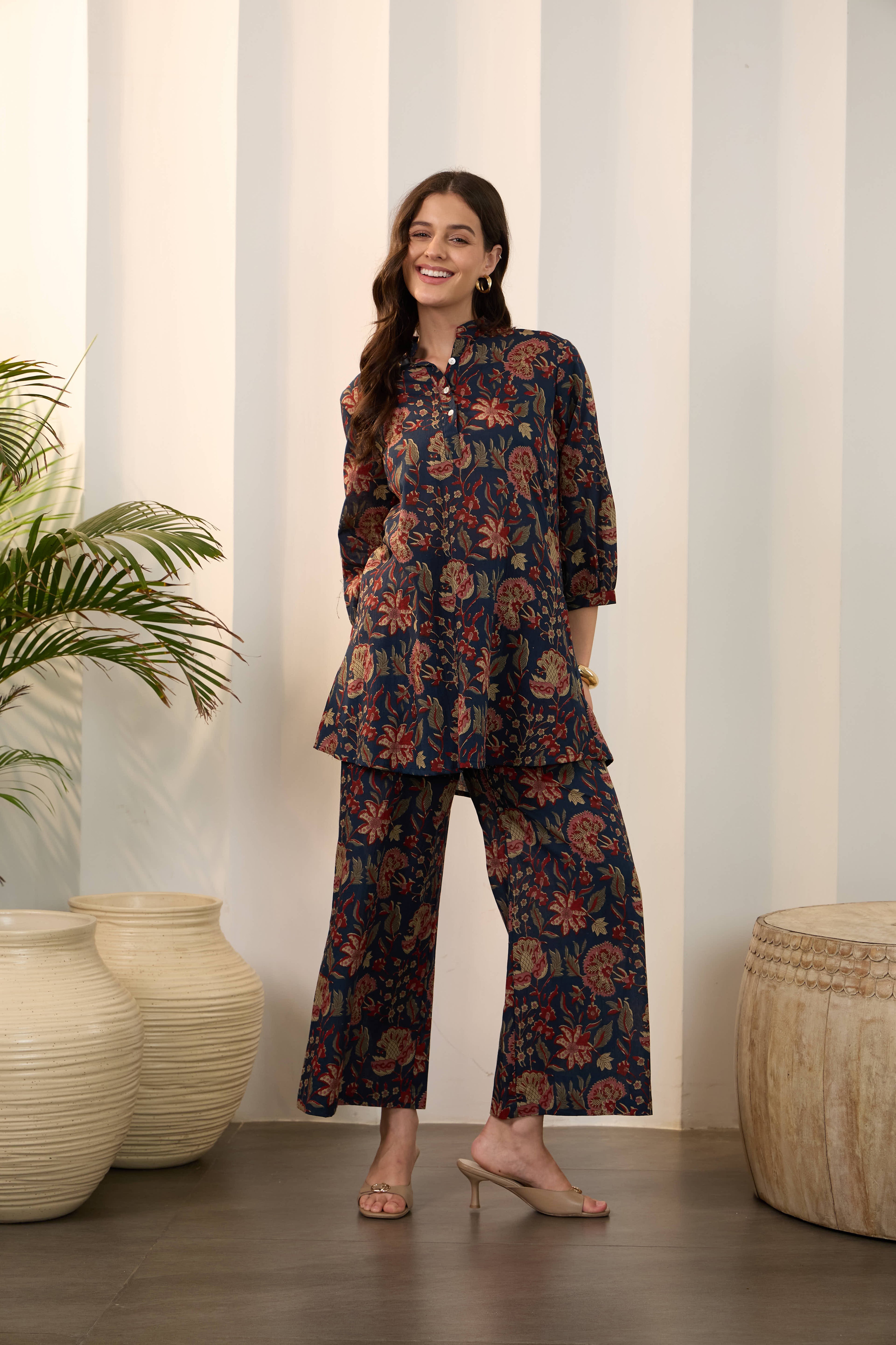 IMANA Women Cotton Printed Co-Ord Set