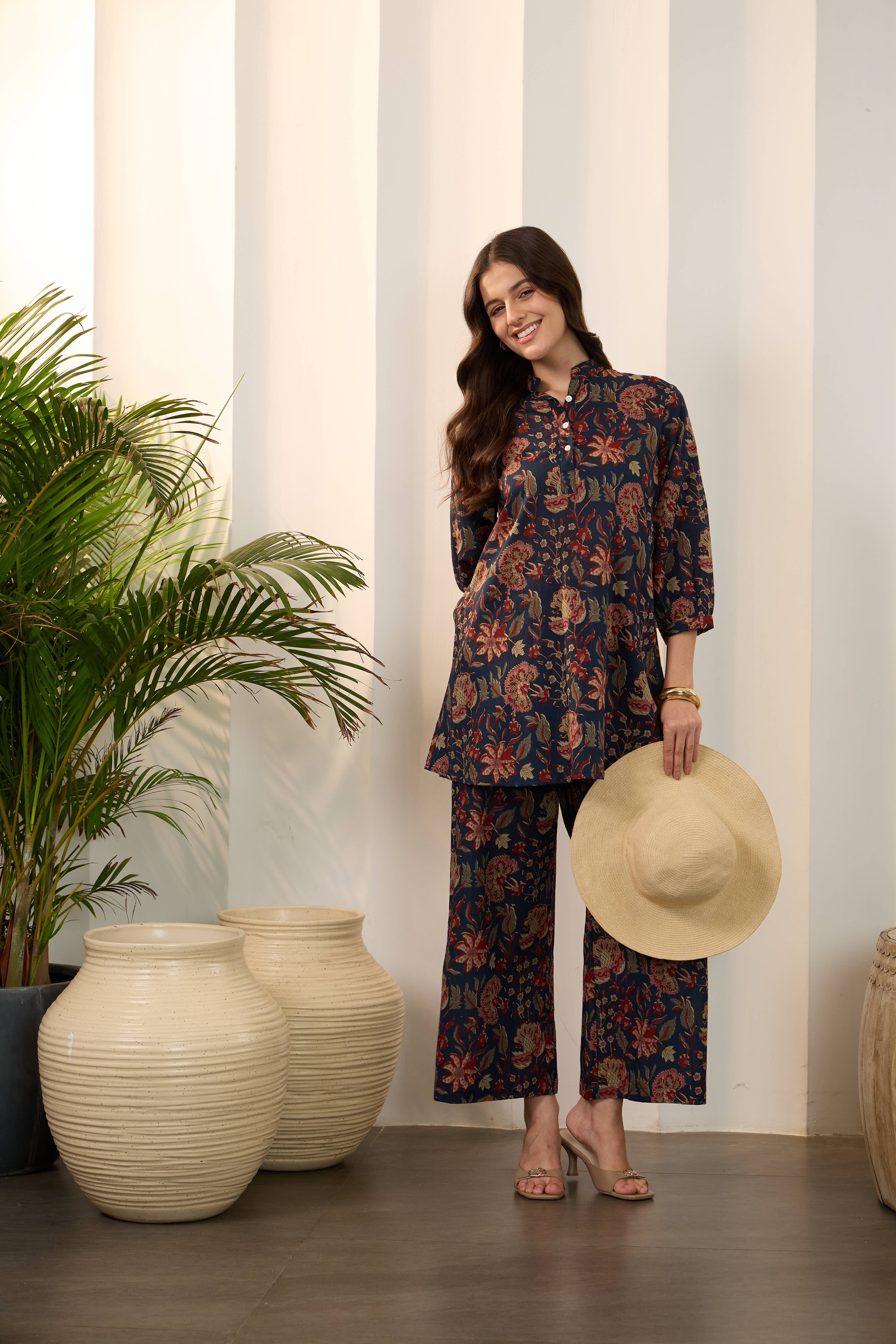 IMANA Women Cotton Printed Co-Ord Set