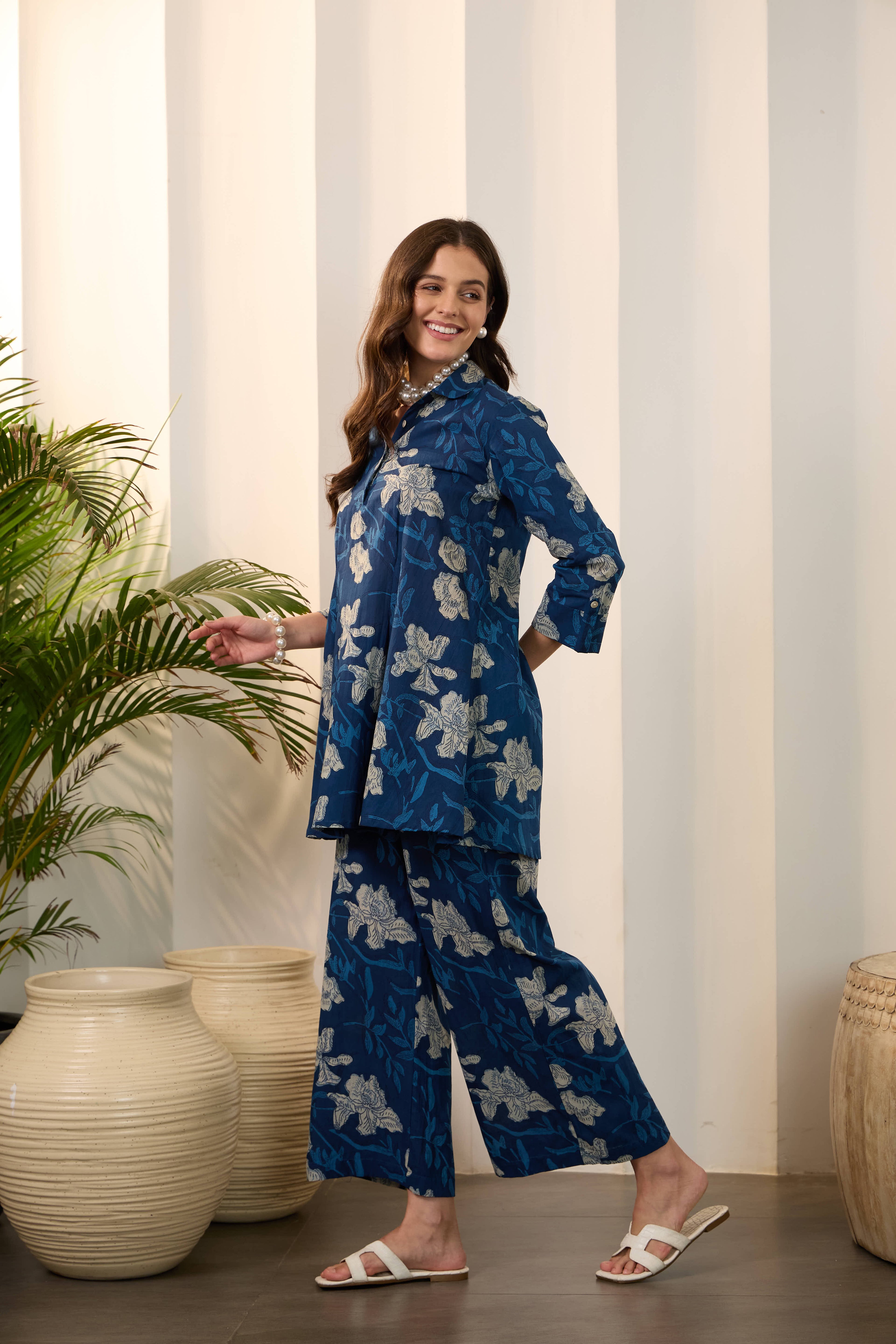 IMANA Women Cotton Printed Co-Ord Set