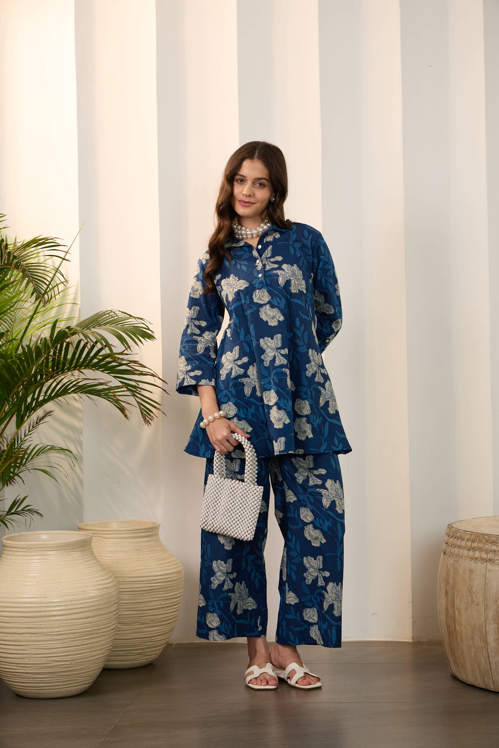 IMANA Women Cotton Printed Co-Ord Set