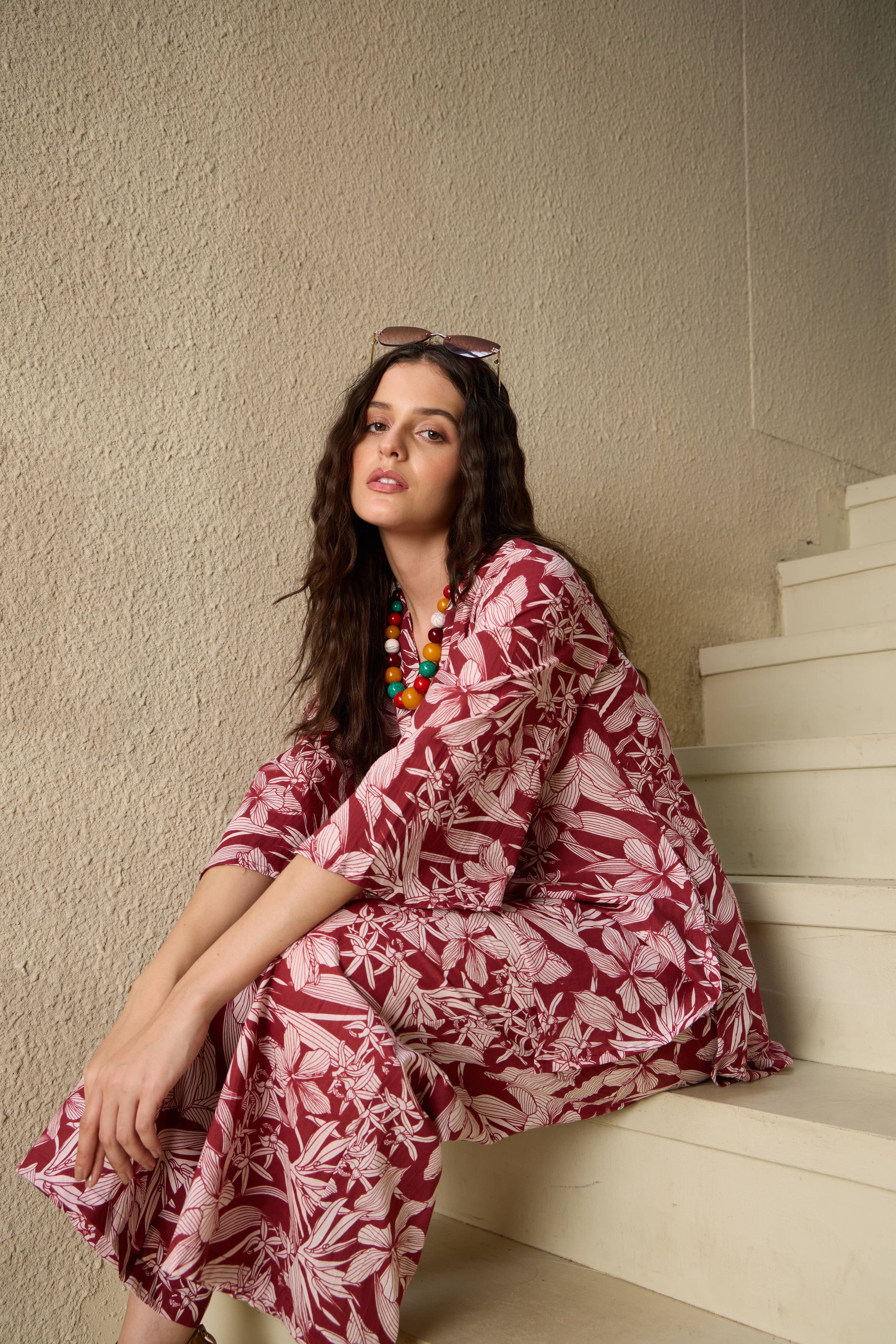 IMANA Women Cotton Printed Co-Ord Set
