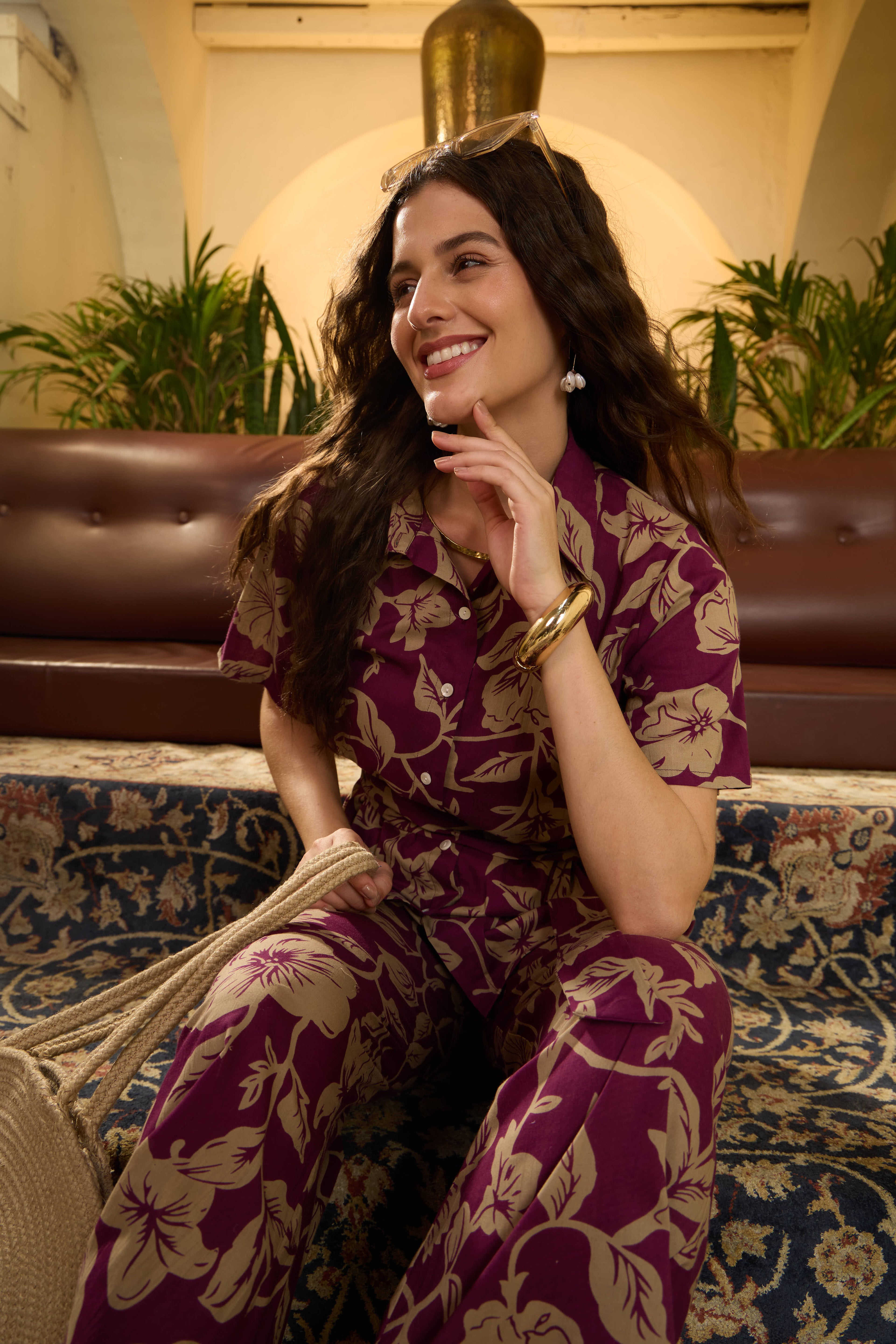 IMANA Women Cotton Printed Co-Ord Set