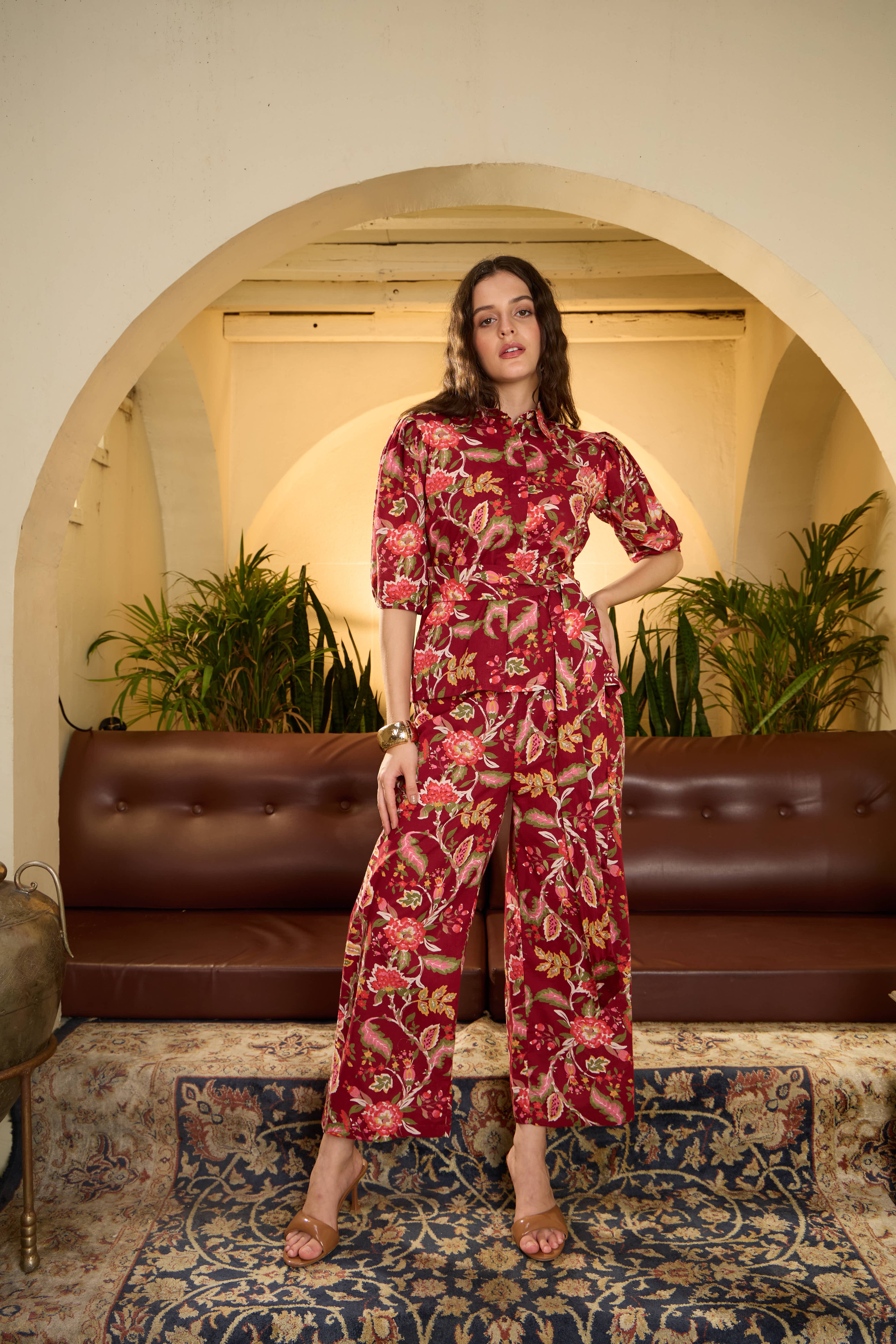 IMANA Women Cotton Printed Co-Ord Set