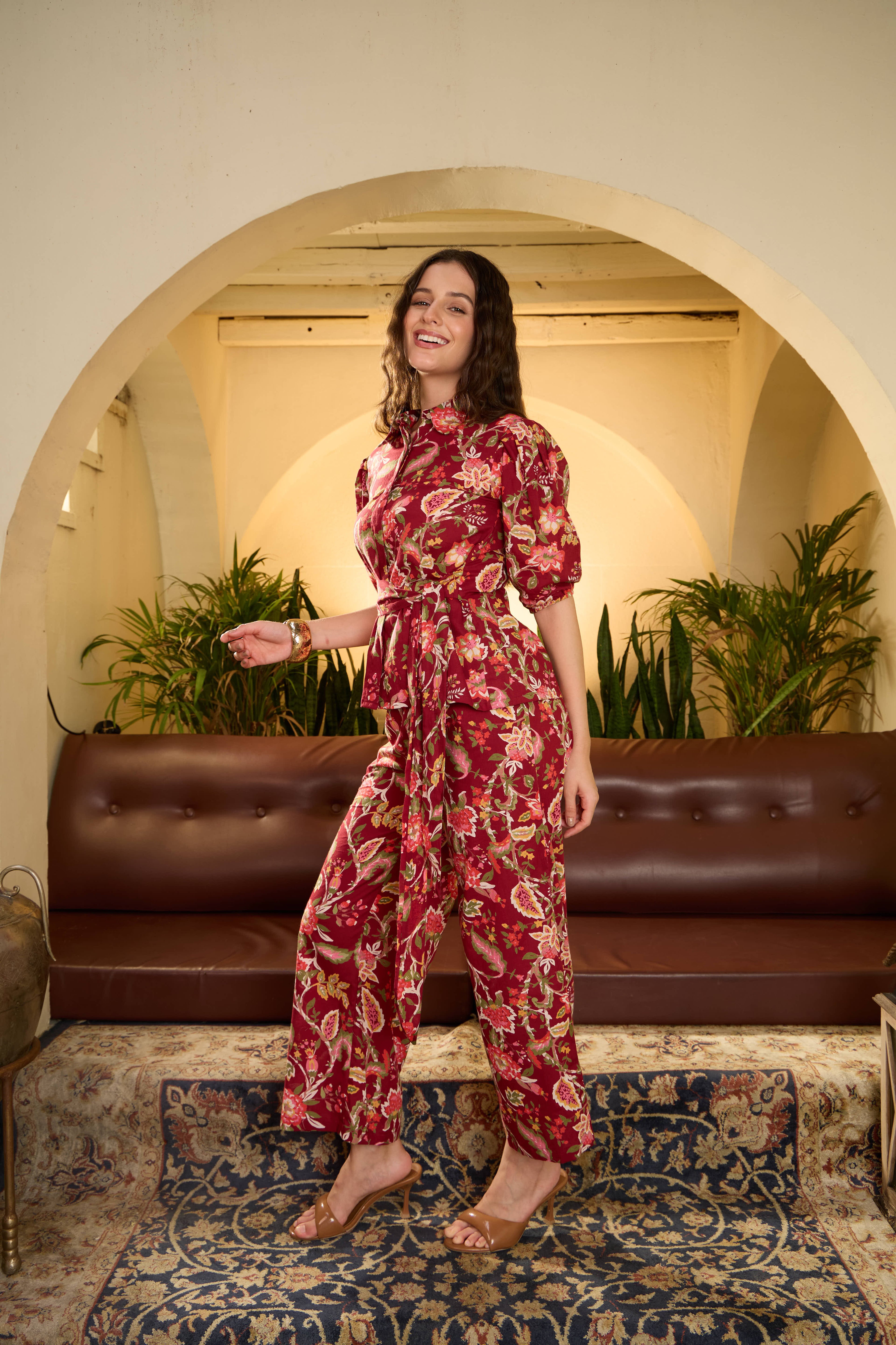 IMANA Women Cotton Printed Co-Ord Set