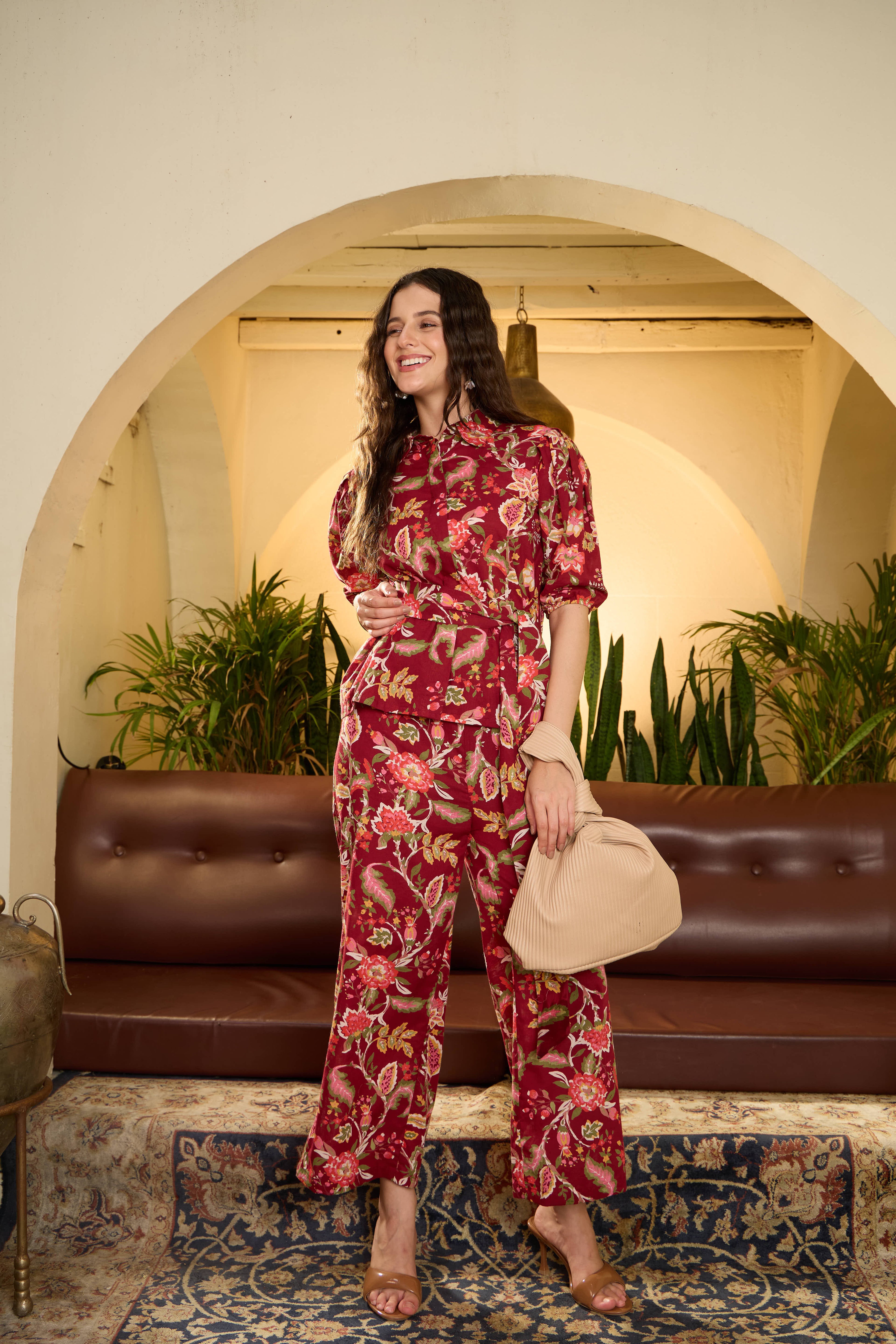 IMANA Women Cotton Printed Co-Ord Set