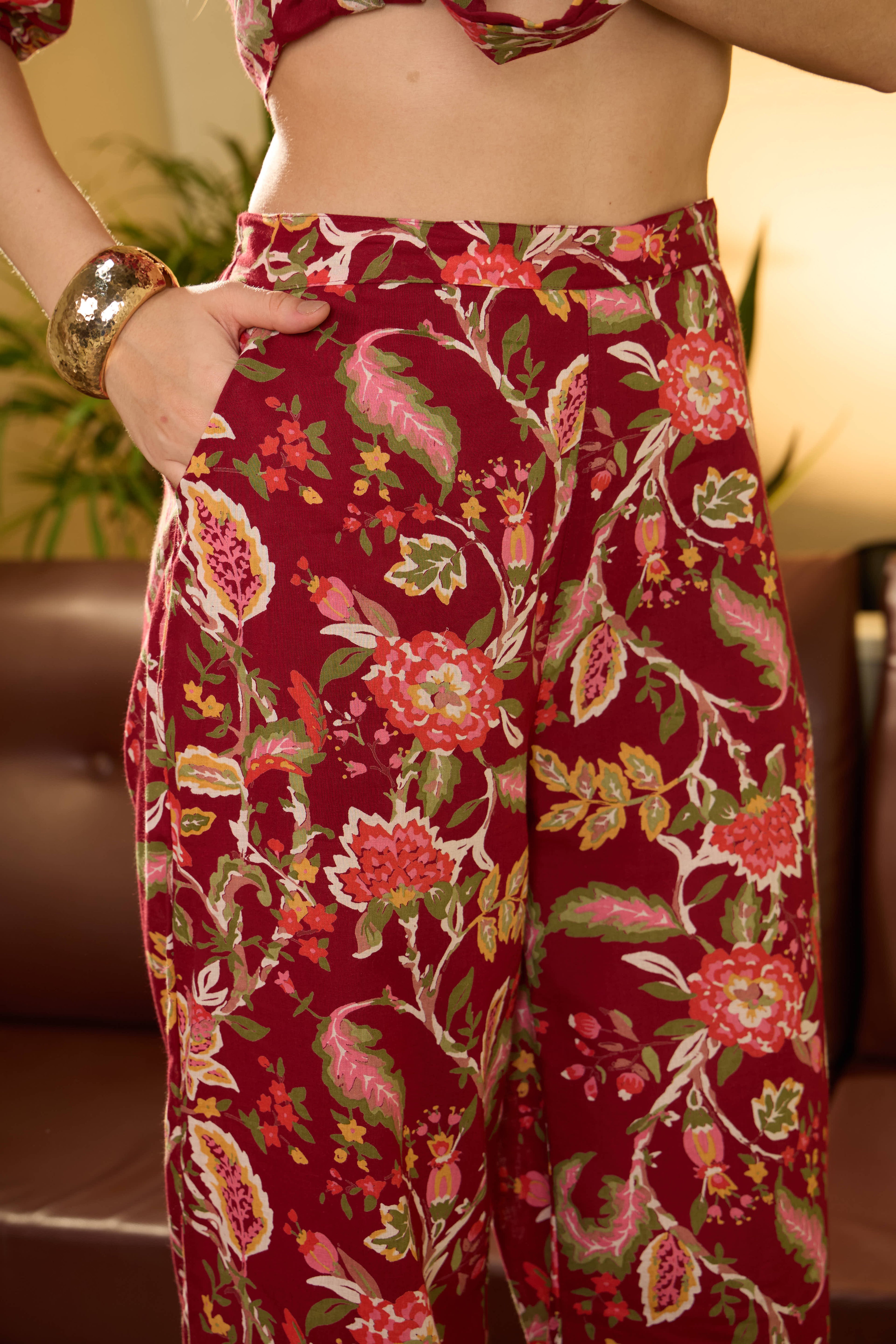 IMANA Women Cotton Printed Co-Ord Set